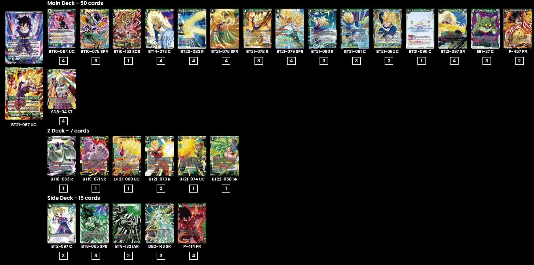 Decklist de Nicolas Maldonado