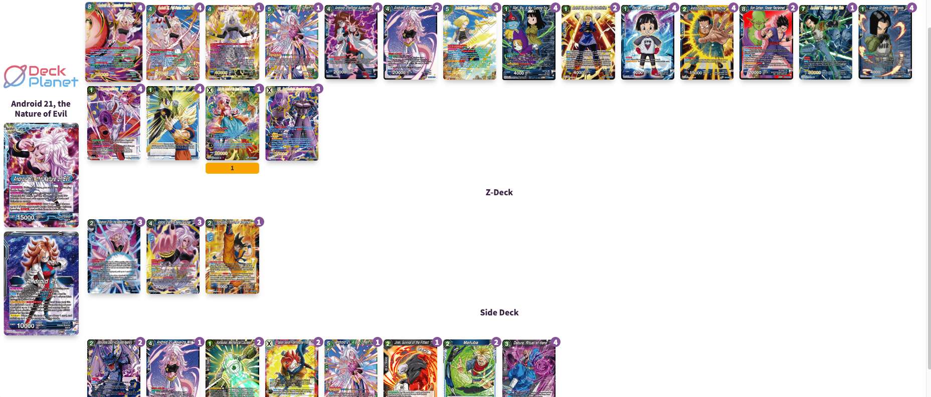 Decklist de Jun Teoh