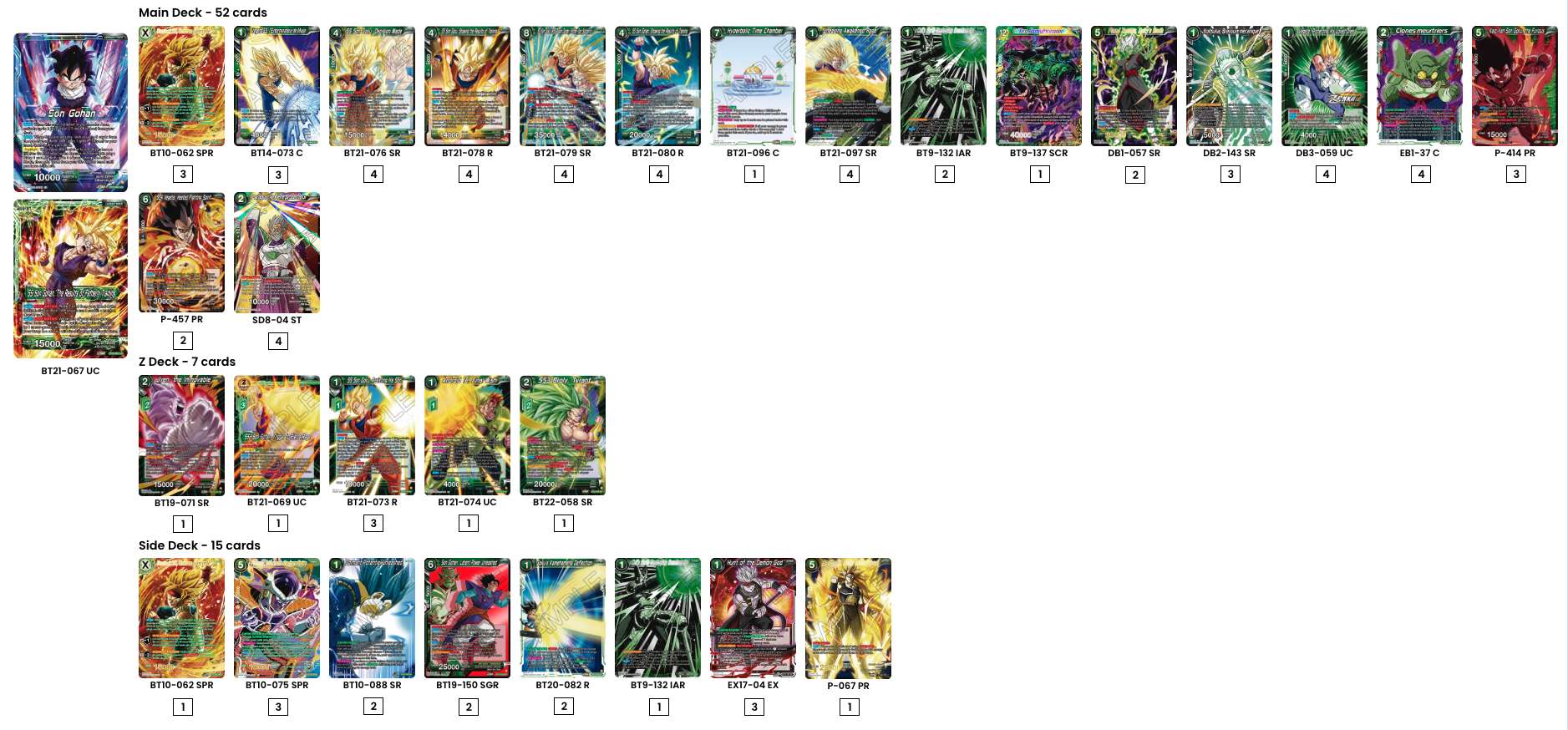 Decklist image · Antonio Matamoros Gomez