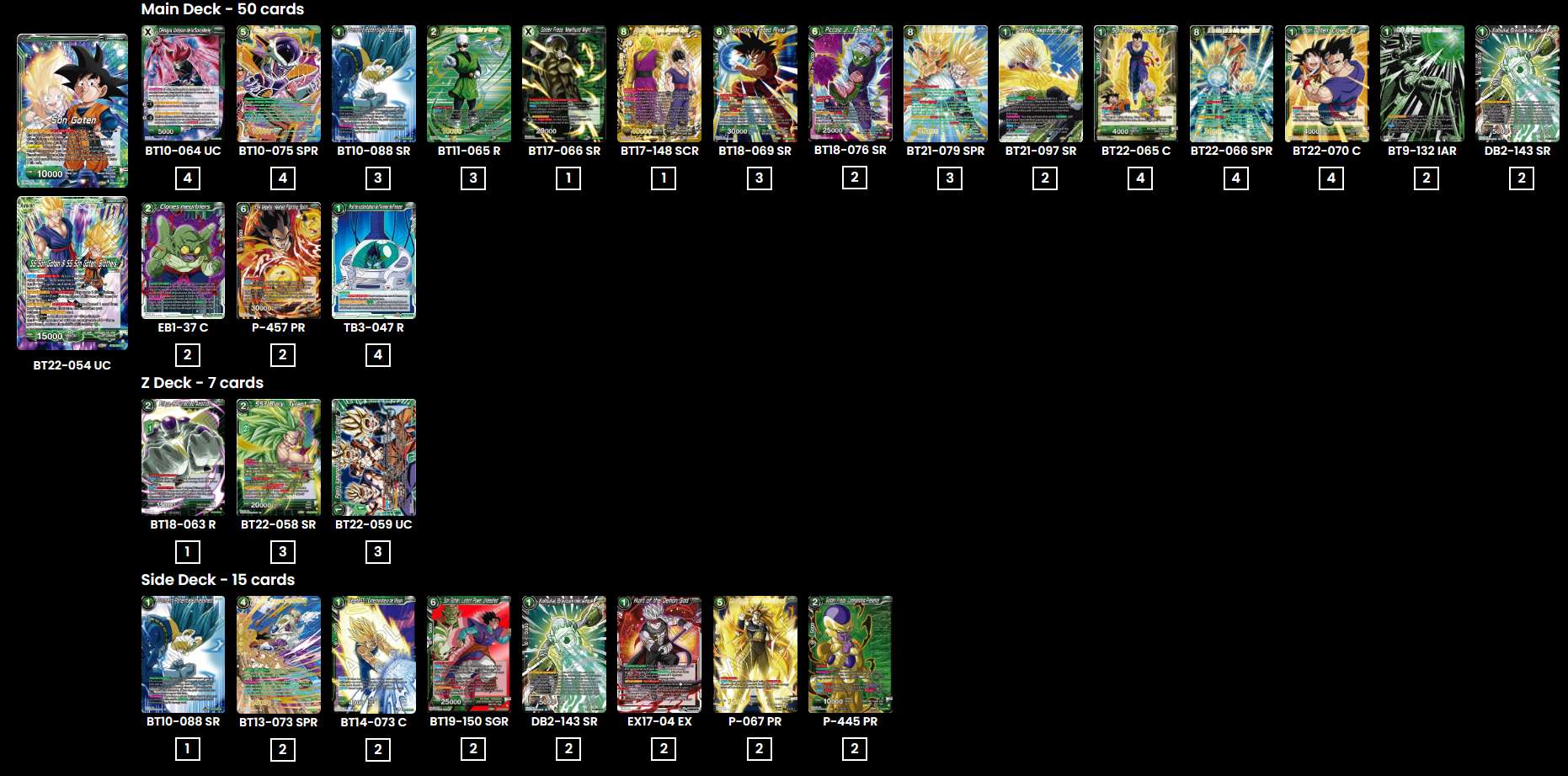 Decklist de Quentin Tourgis