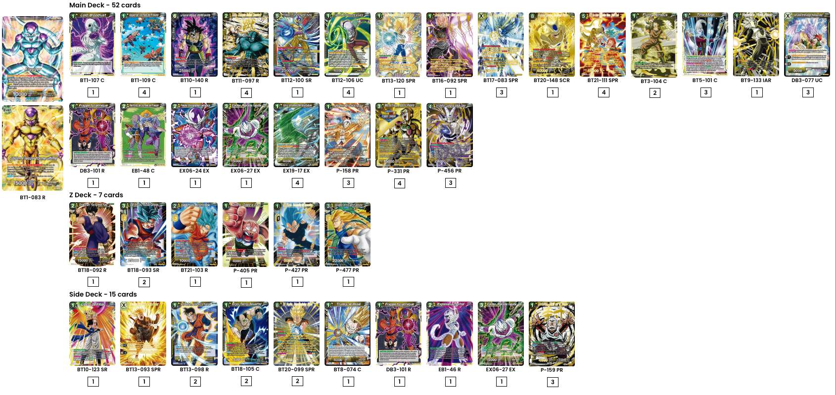 Decklist de Brandon Woo