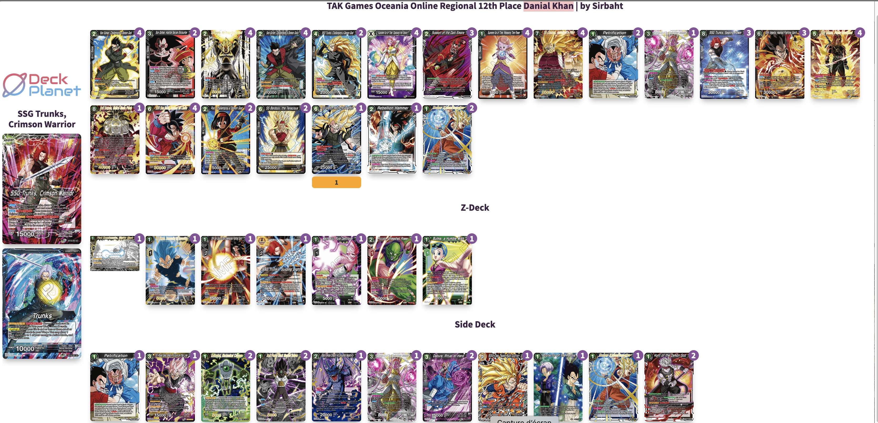 Decklist image · Danial Khan