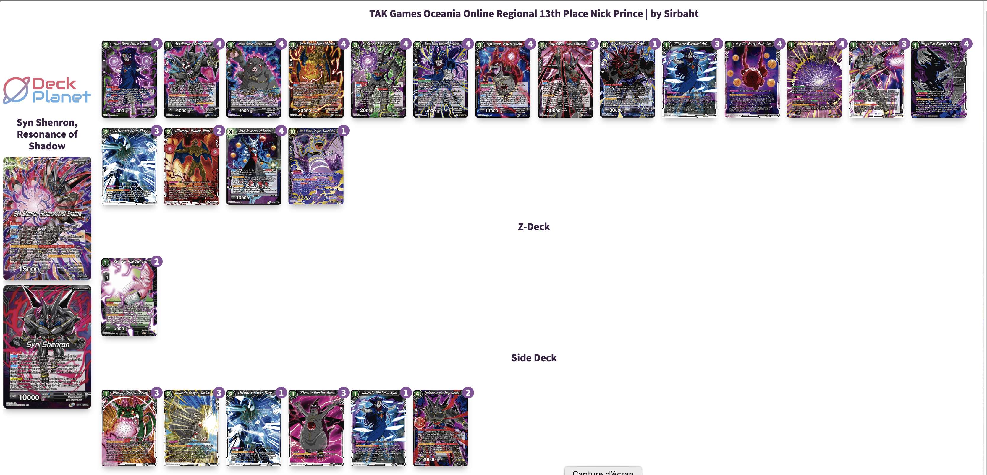 Decklist image · Nick Prince