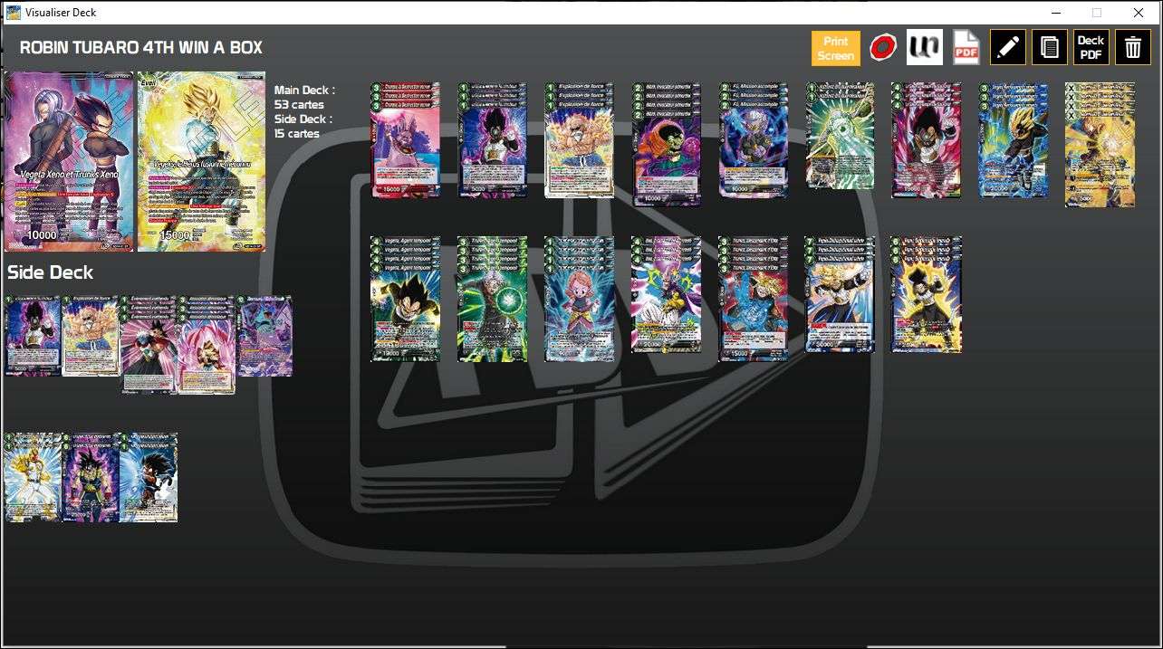 Decklist image · Robin tubaro