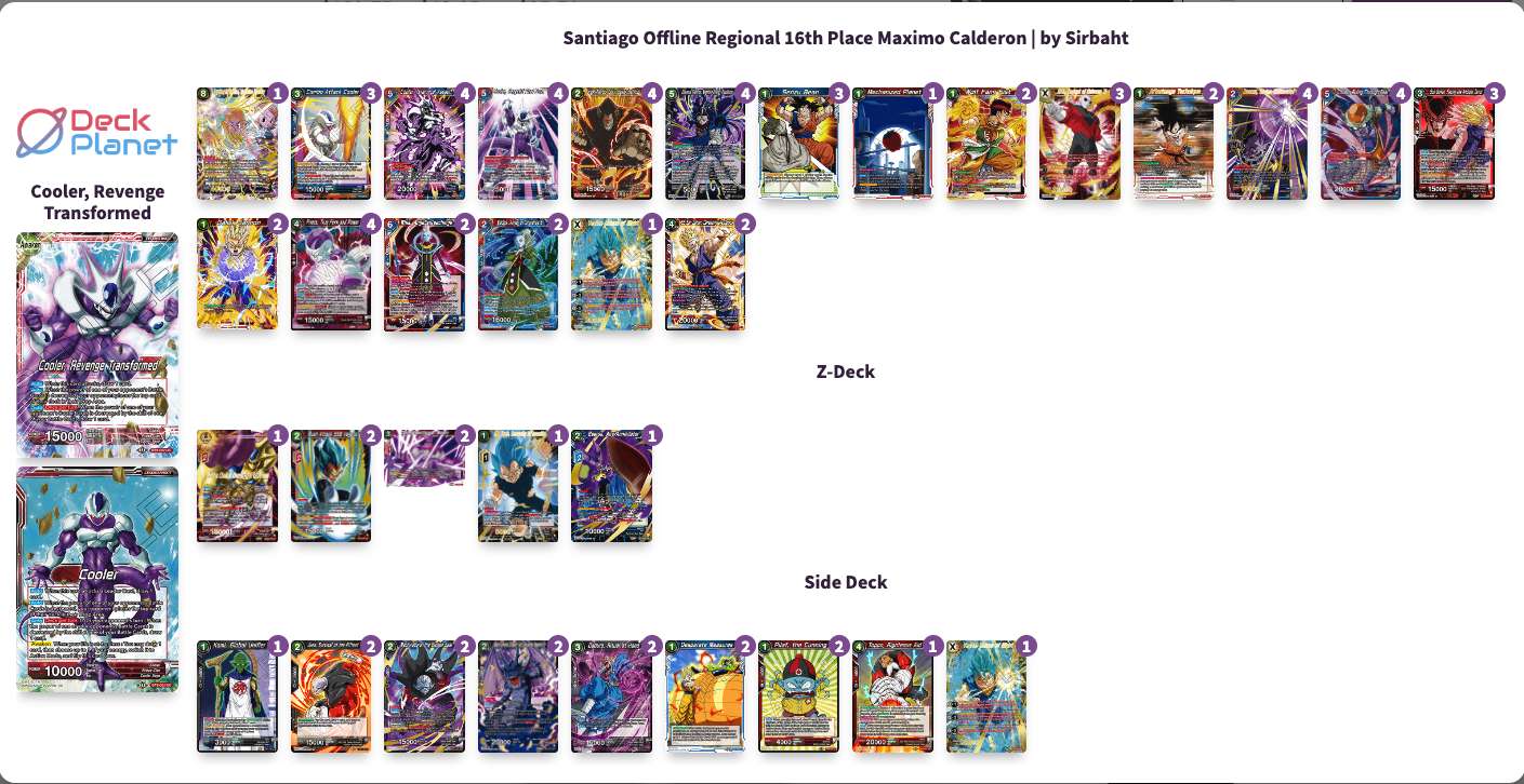 Decklist image · Maximo Calderon