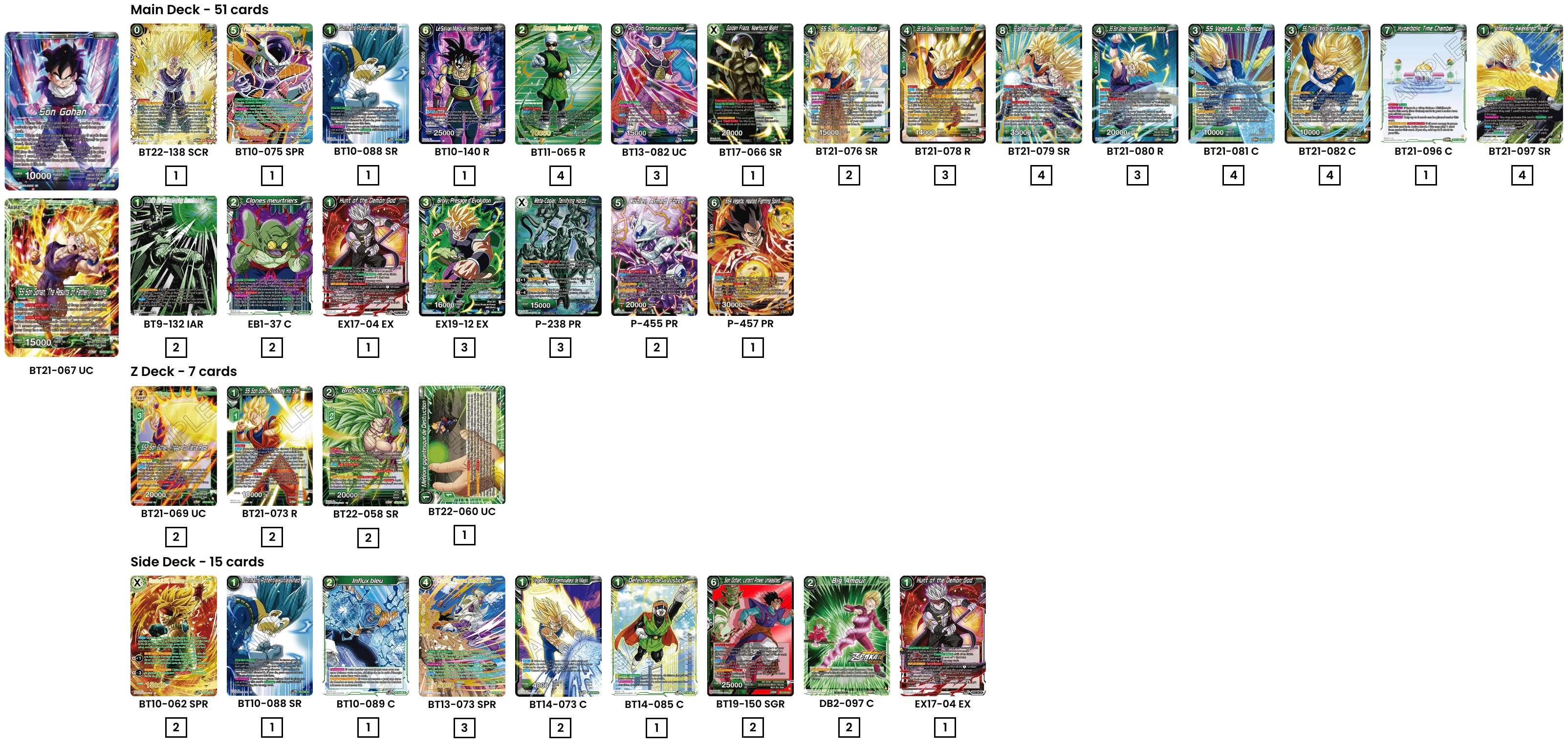 Decklist de Fabrice Dolin