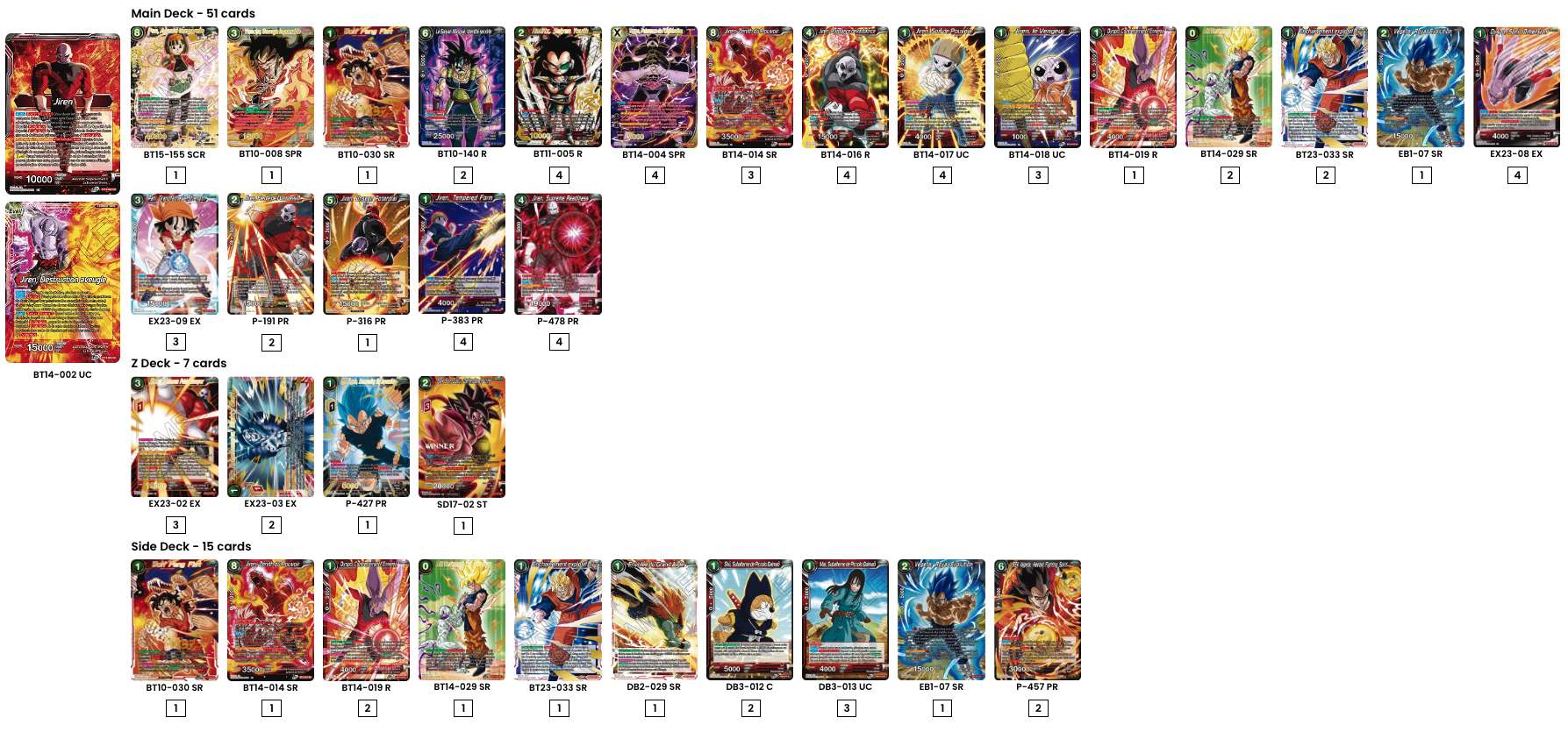 Decklist image · Jerome Lefevre