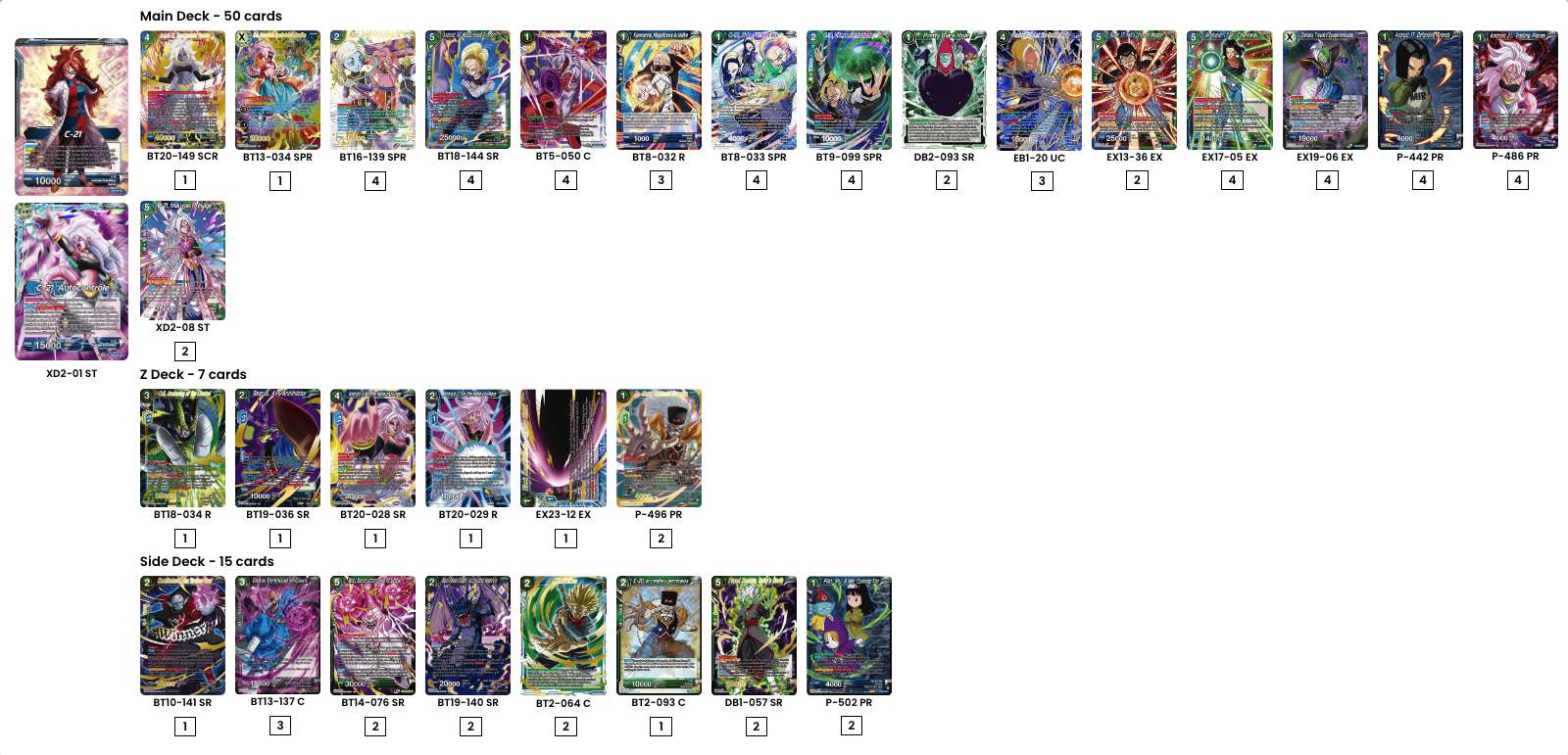 Decklist de Jared Lopez