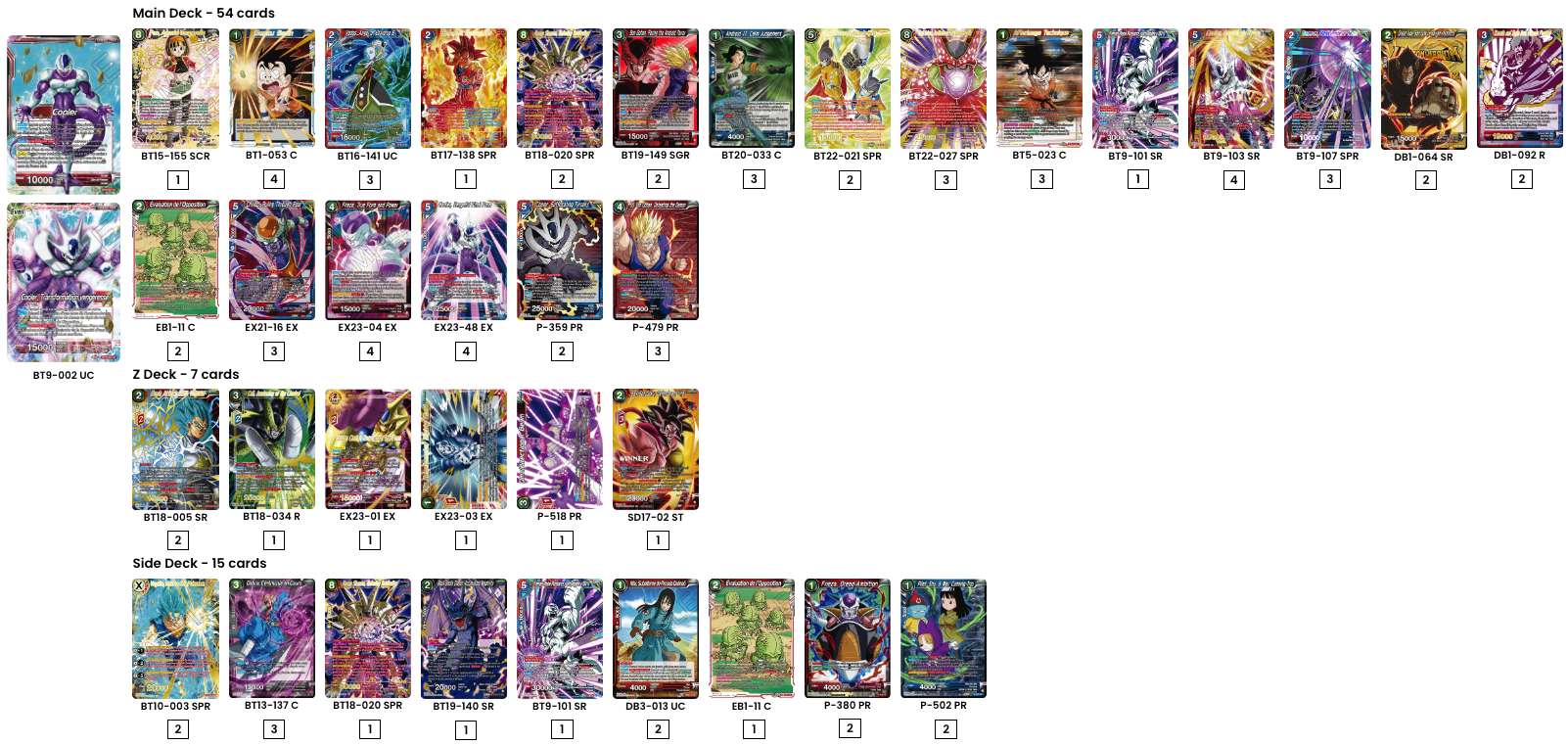 Decklist image · Robin Bourcier