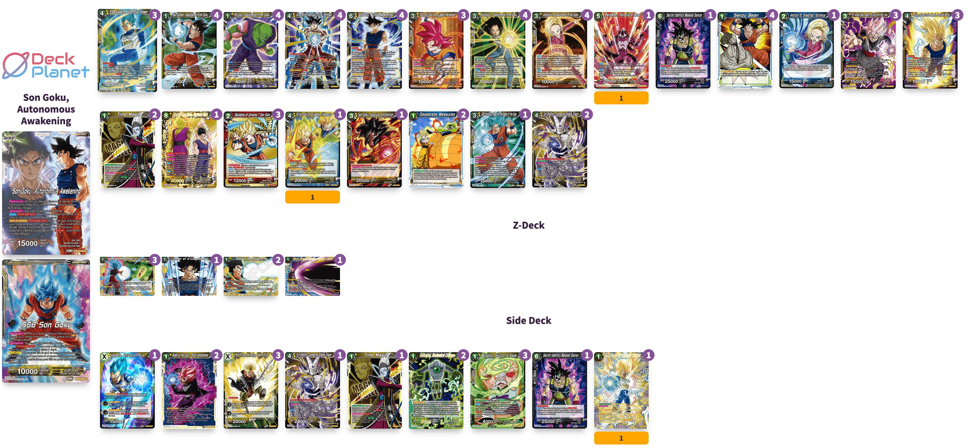 Decklist de Frisco Fahs