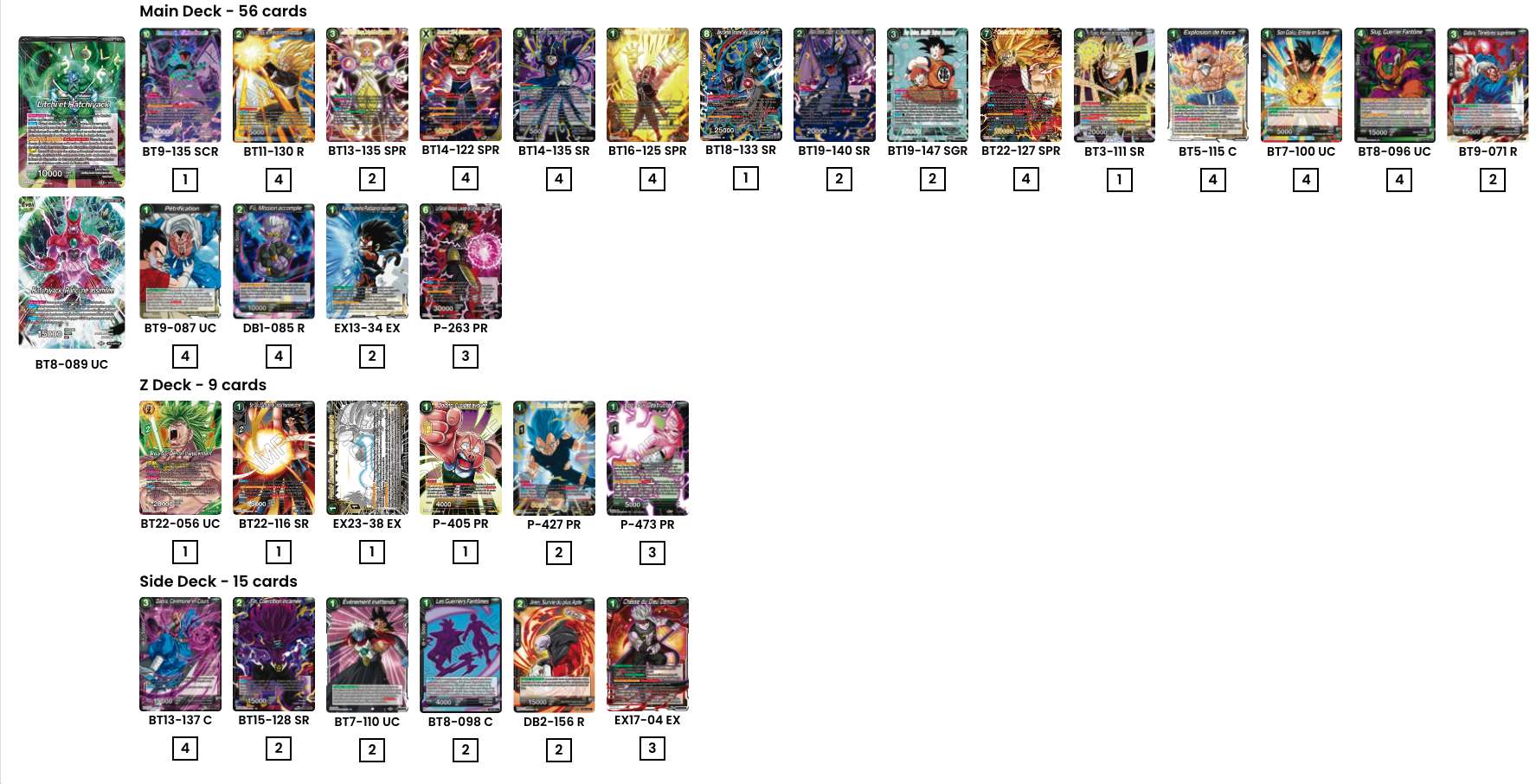 Decklist image · Moamin Saaid