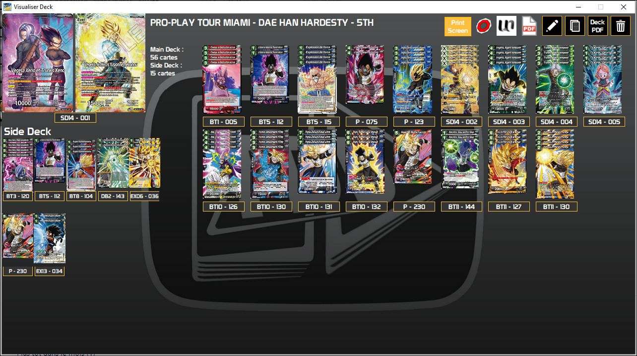 Decklist de Dae Han Hardesty