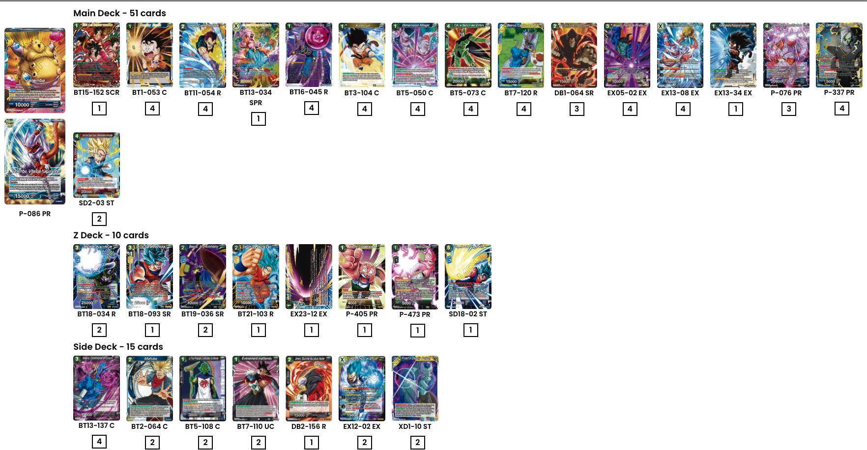 Decklist image · Peter Dance