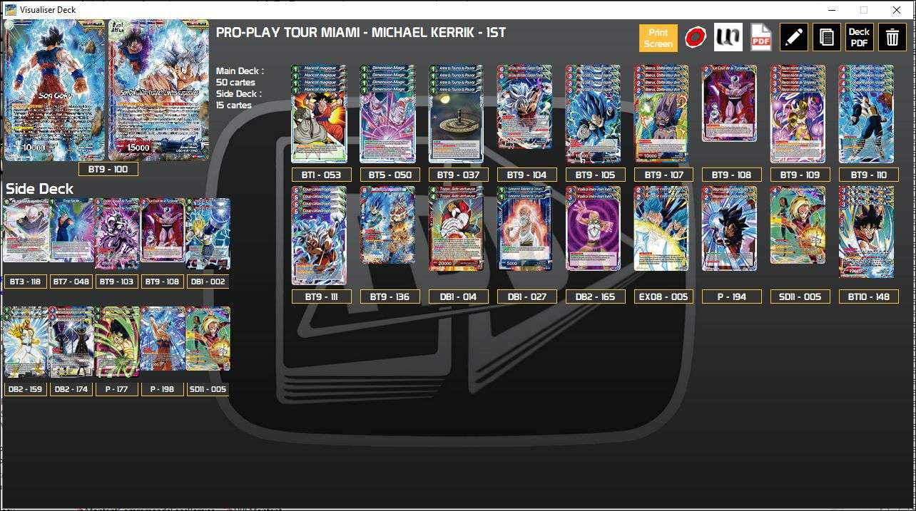 Decklist de Michael Kerrick