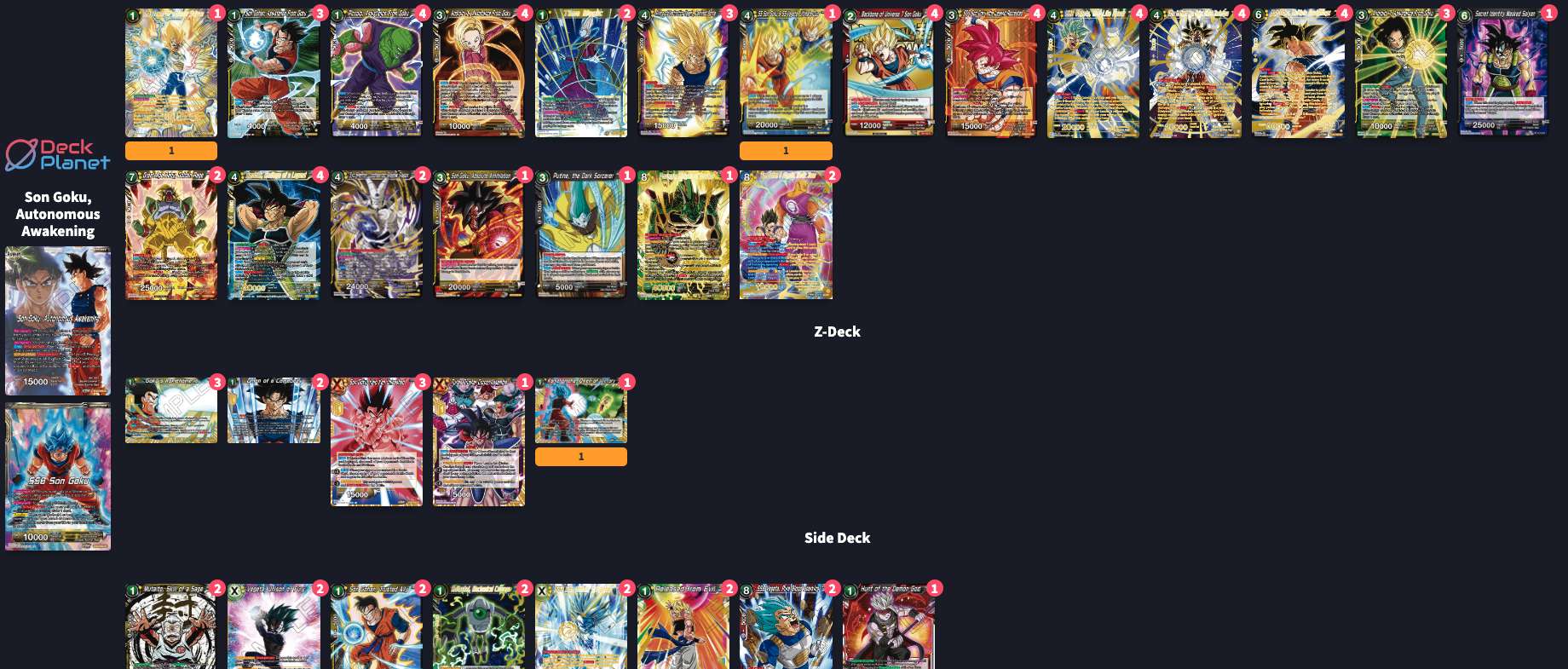 Decklist de Jacob White
