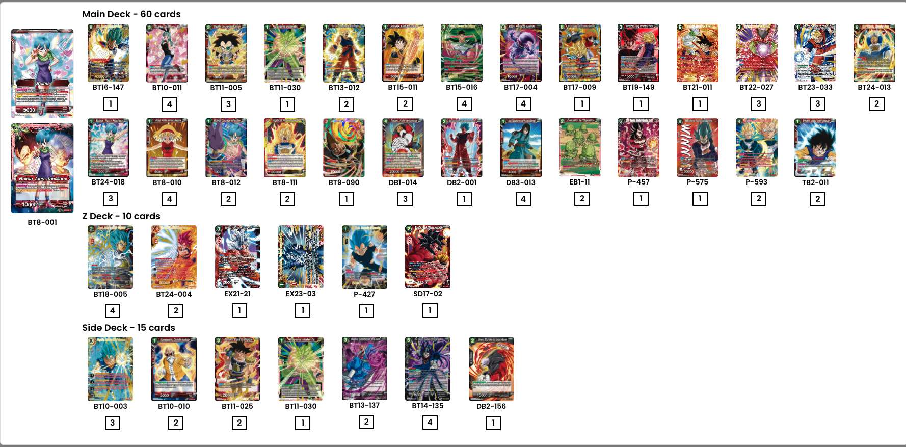 Decklist de Eric Hill