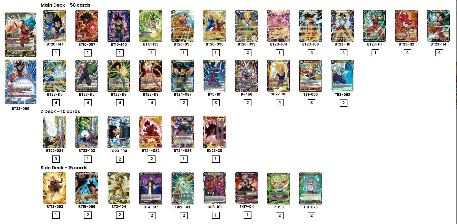 Decklist de Alejandro Torres