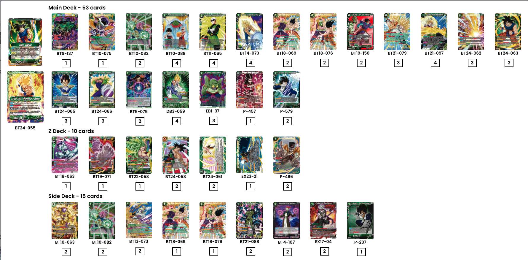 Decklist image · Zoran Tran