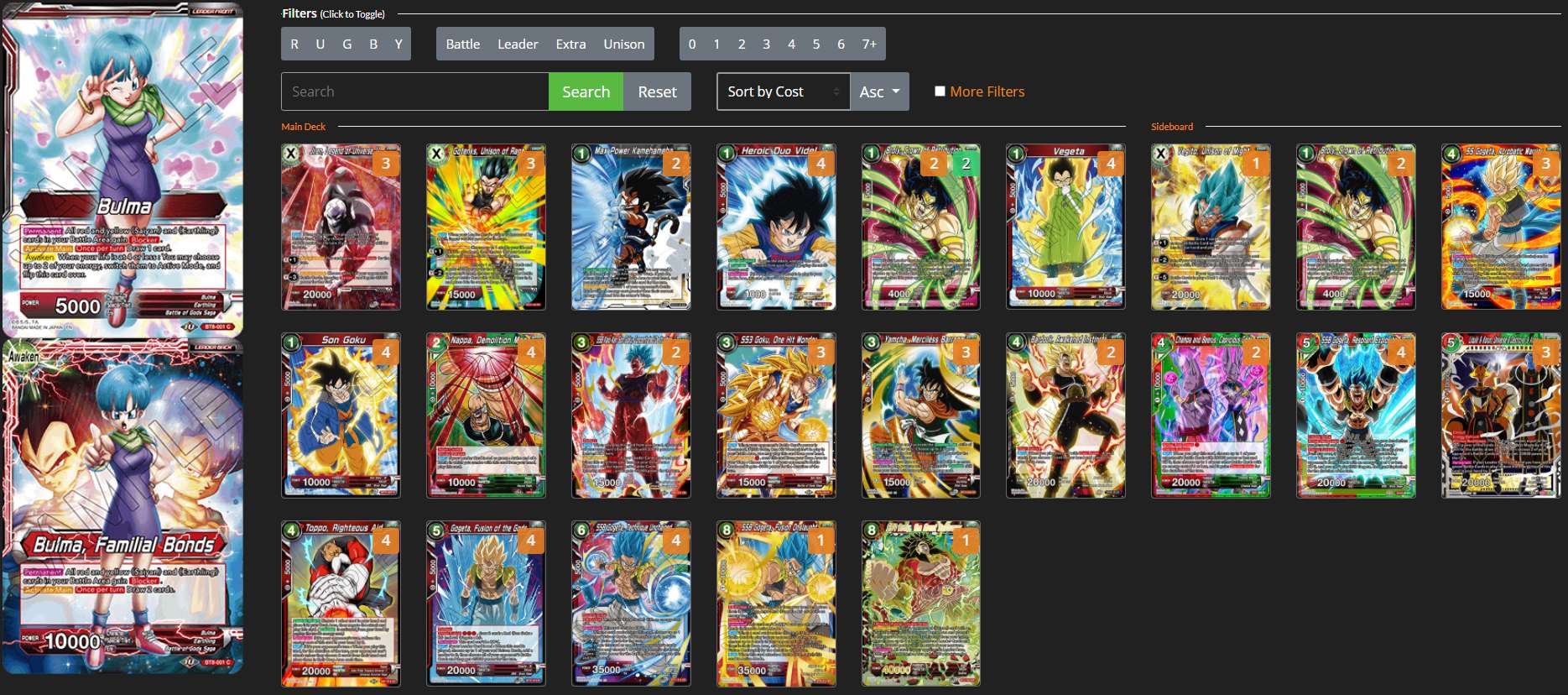 Decklist de Daniel Dalby