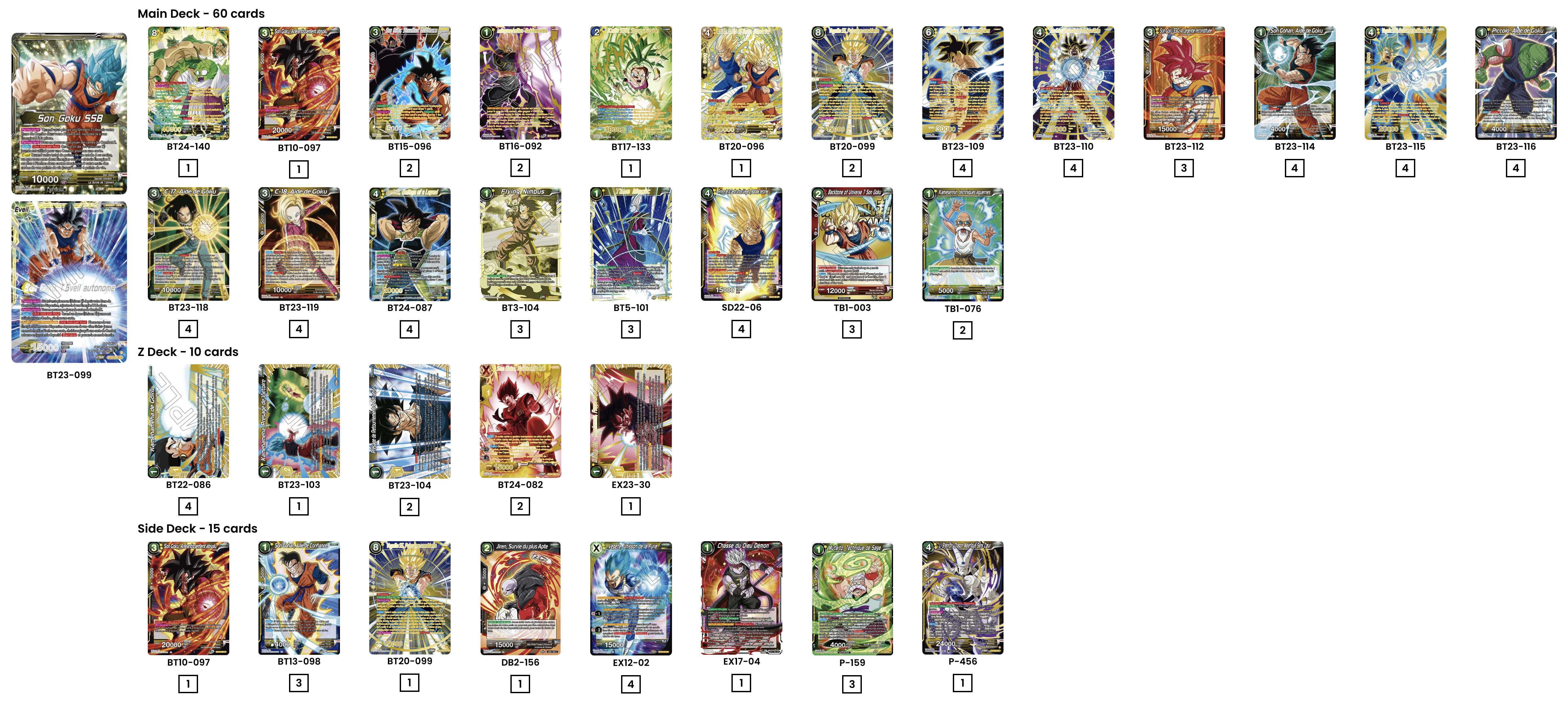 Decklist de Mehdi Belmimoun