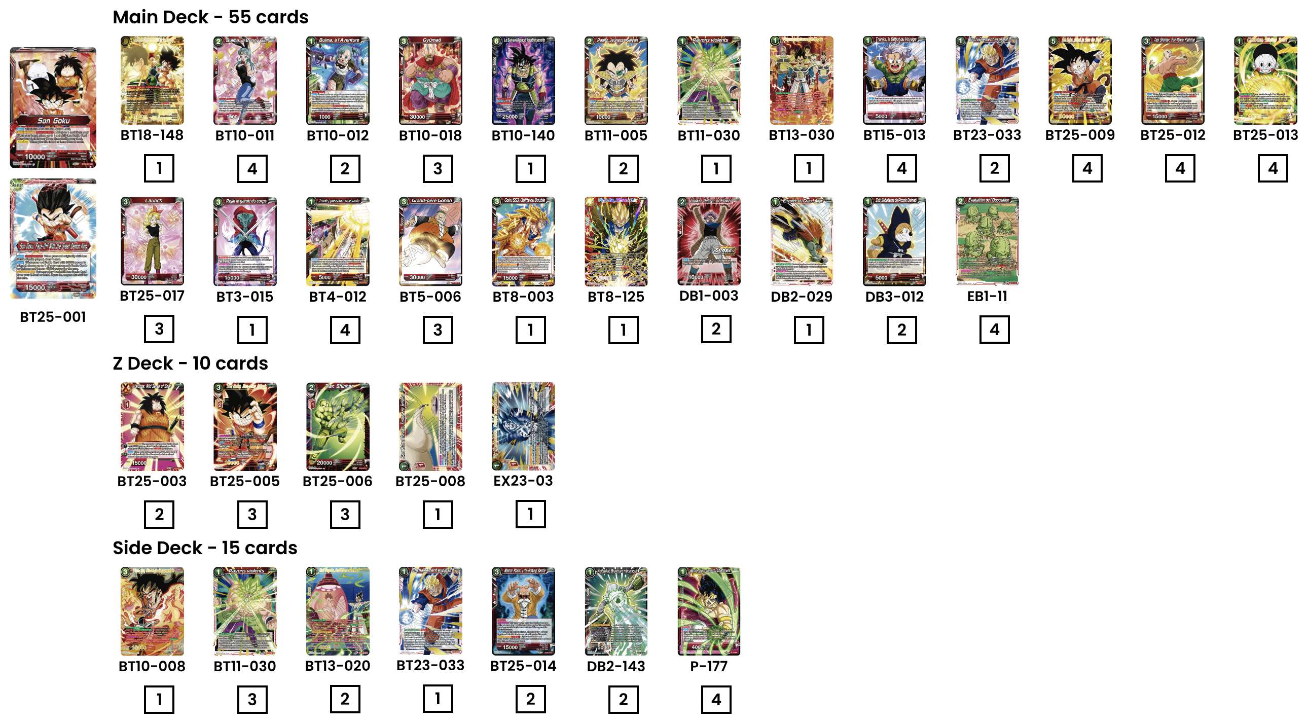 Decklist de Mikhail Grant