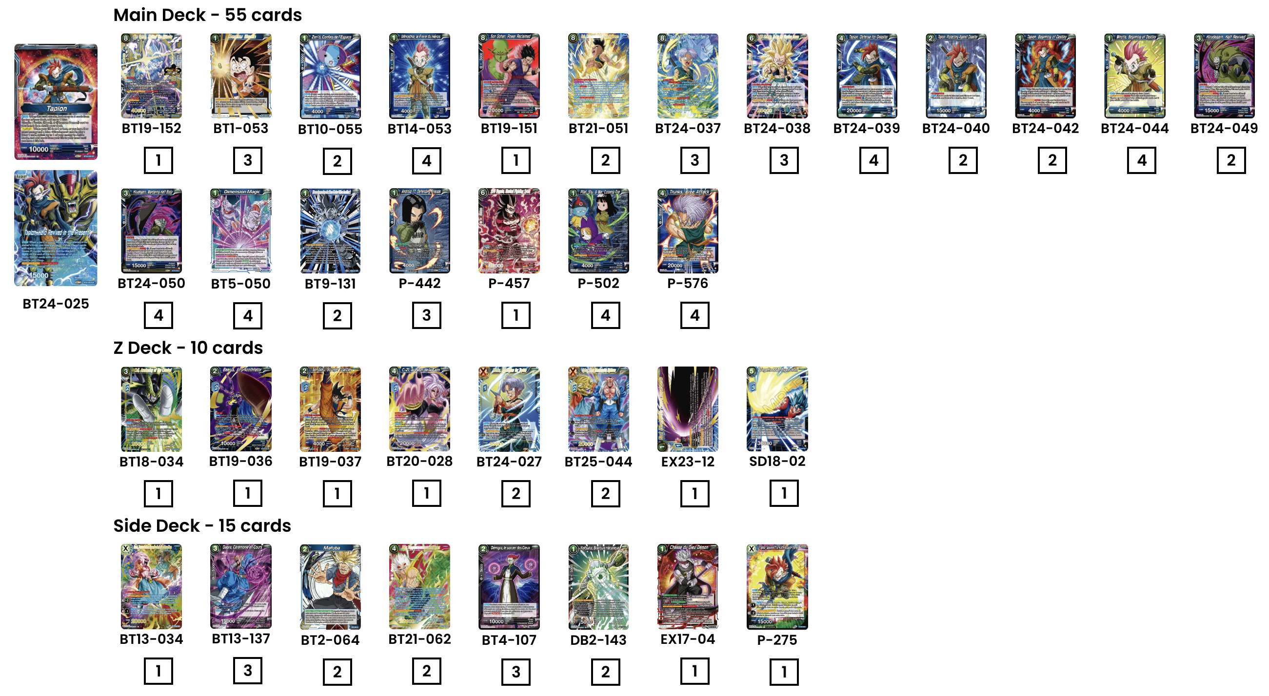 Decklist de Marco Vazquez