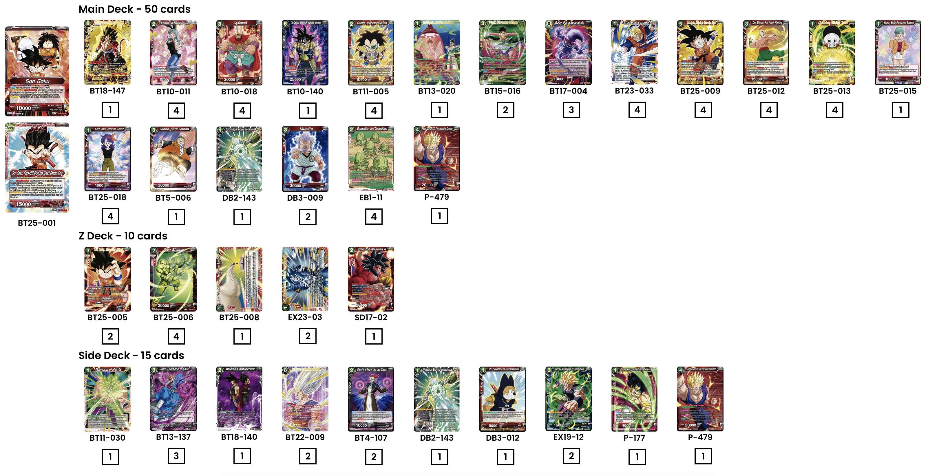 Decklist de Alexandre Campos