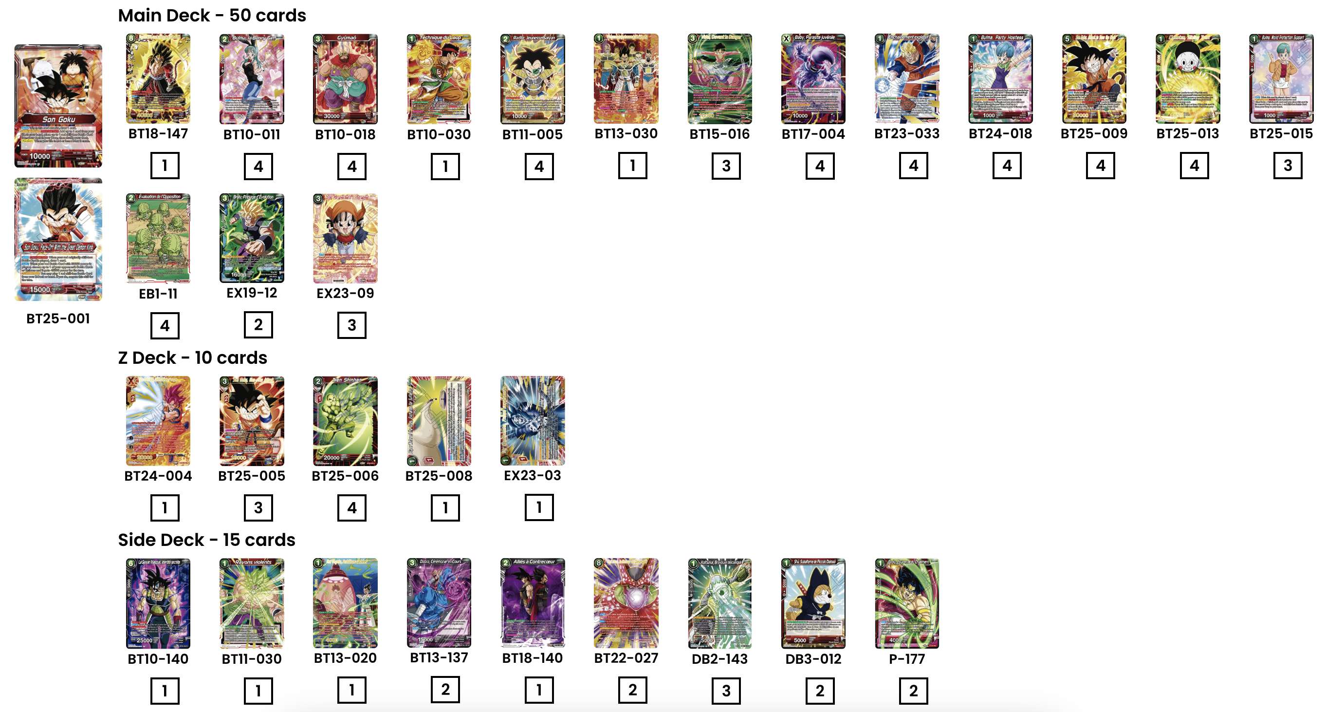 Decklist de Michael Kerrick