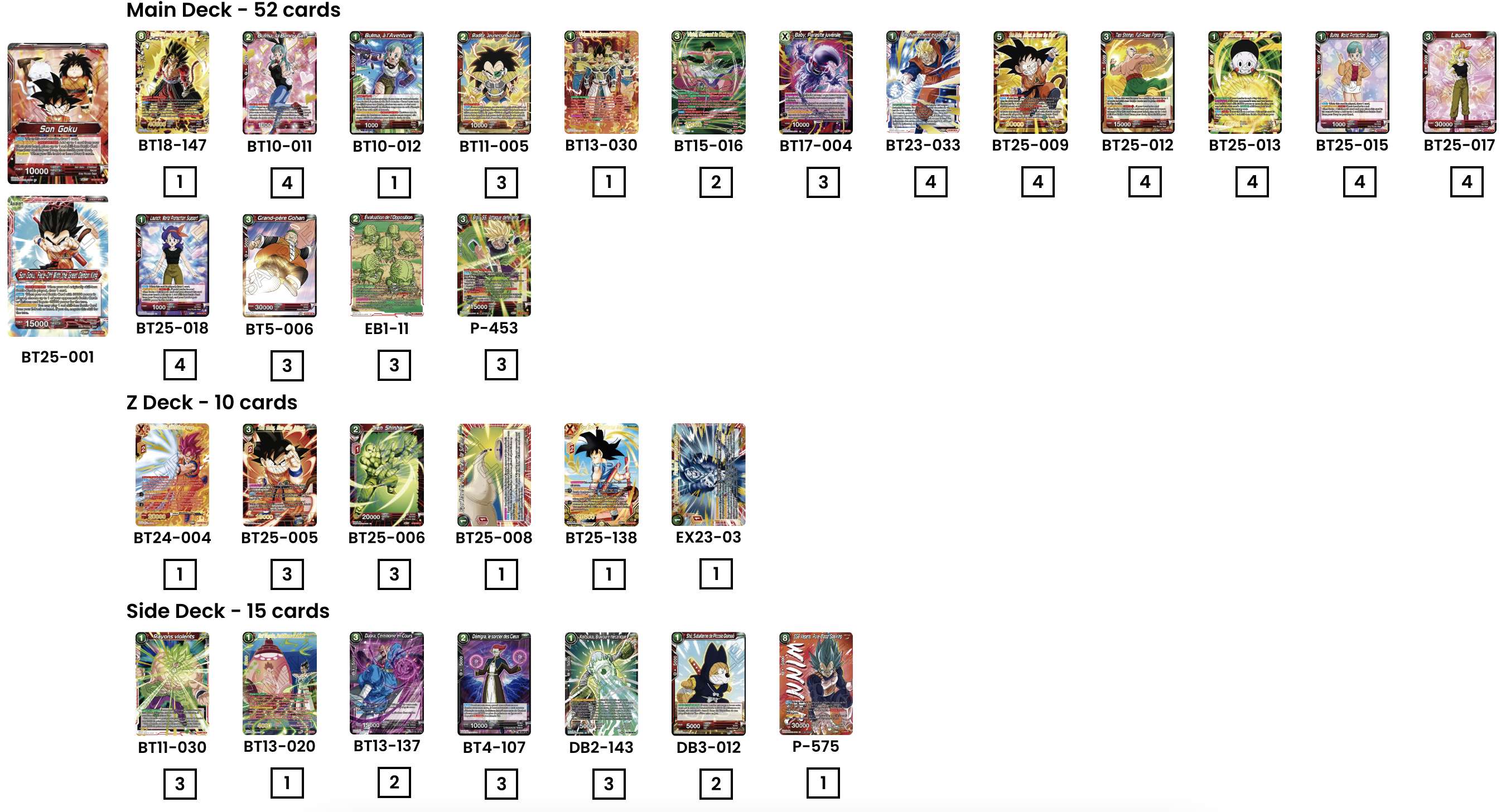 Decklist de Tony Rodriguez