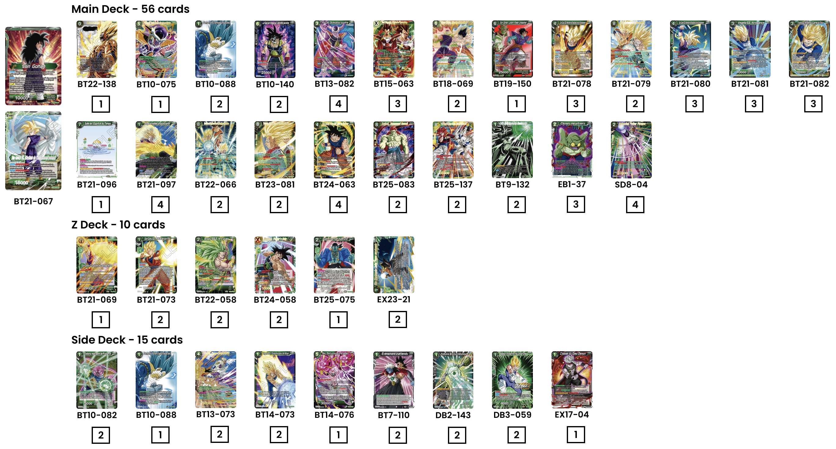 Decklist de Eon Hill