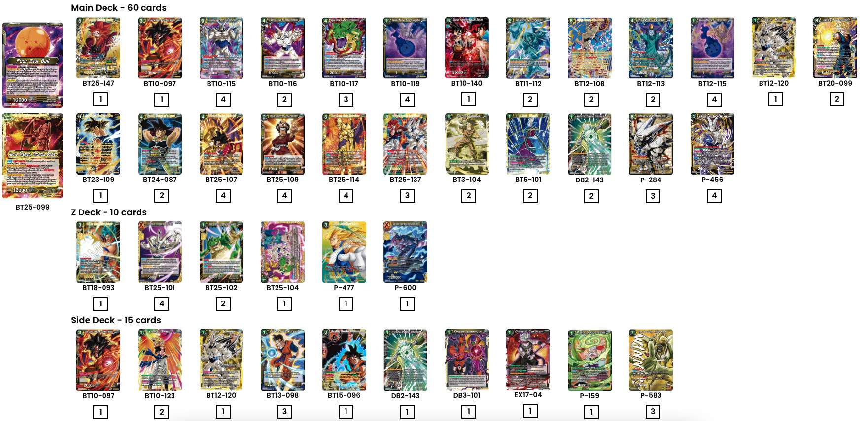 Decklist de Michael Kerrick