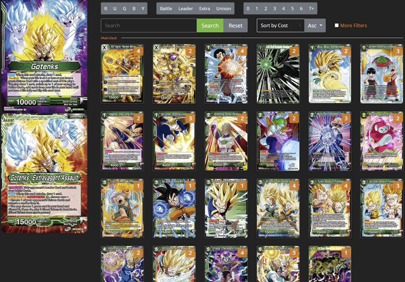 Decklist de Andres Herrera