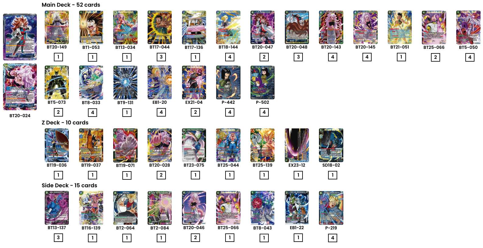 Decklist image · Aghostwolf