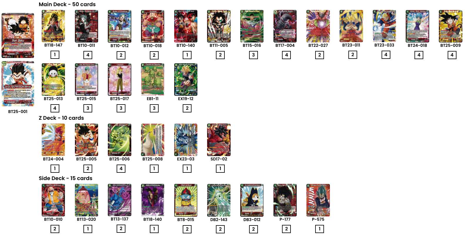 Decklist de Infamous