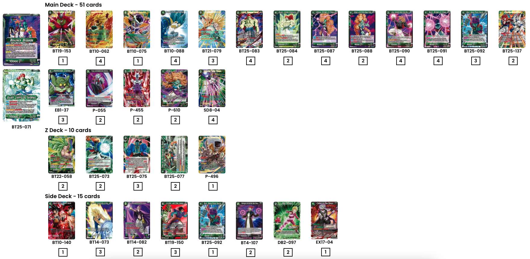 Decklist image · Joe Revill