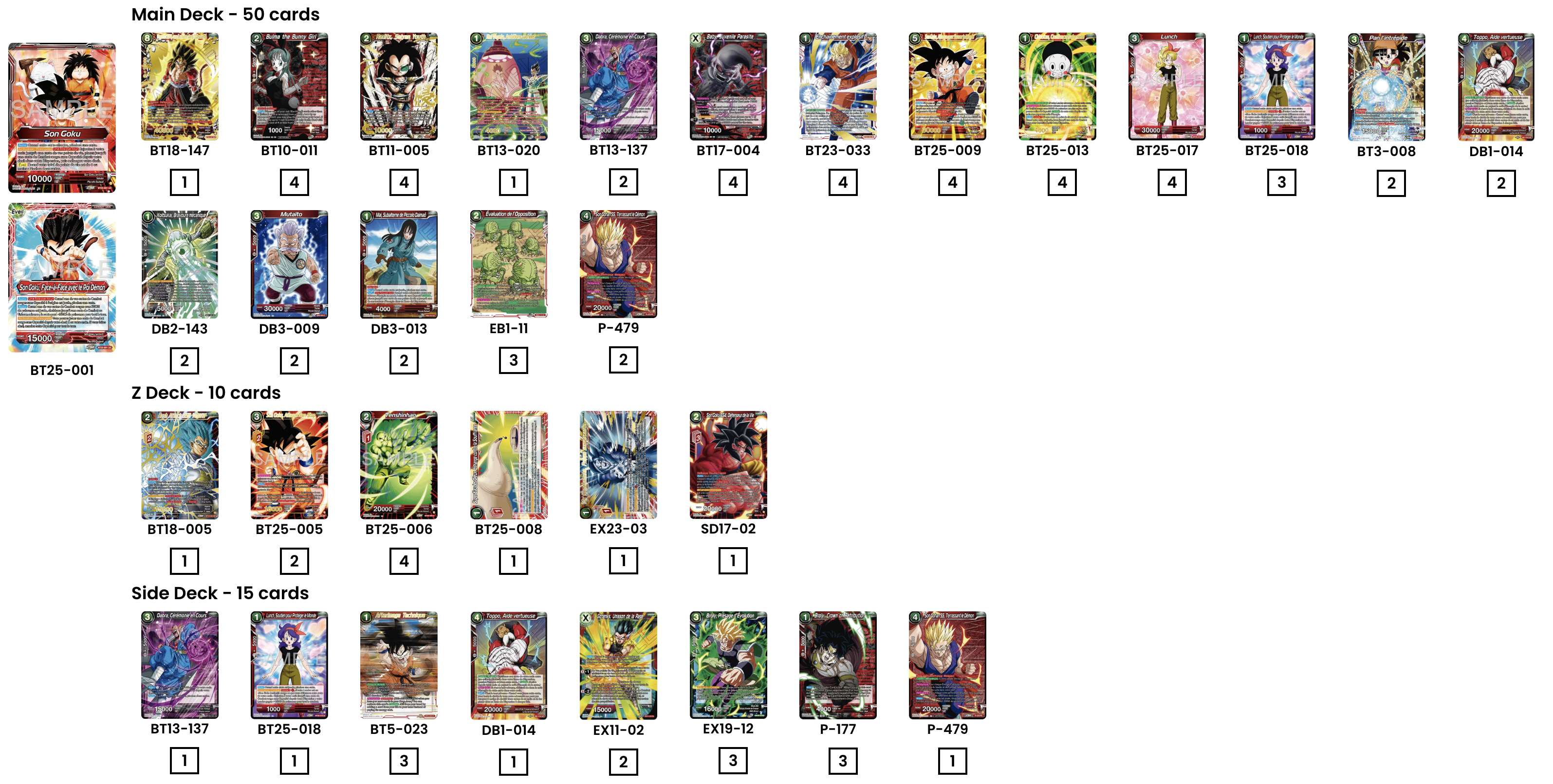 Decklist de Robert Rietze