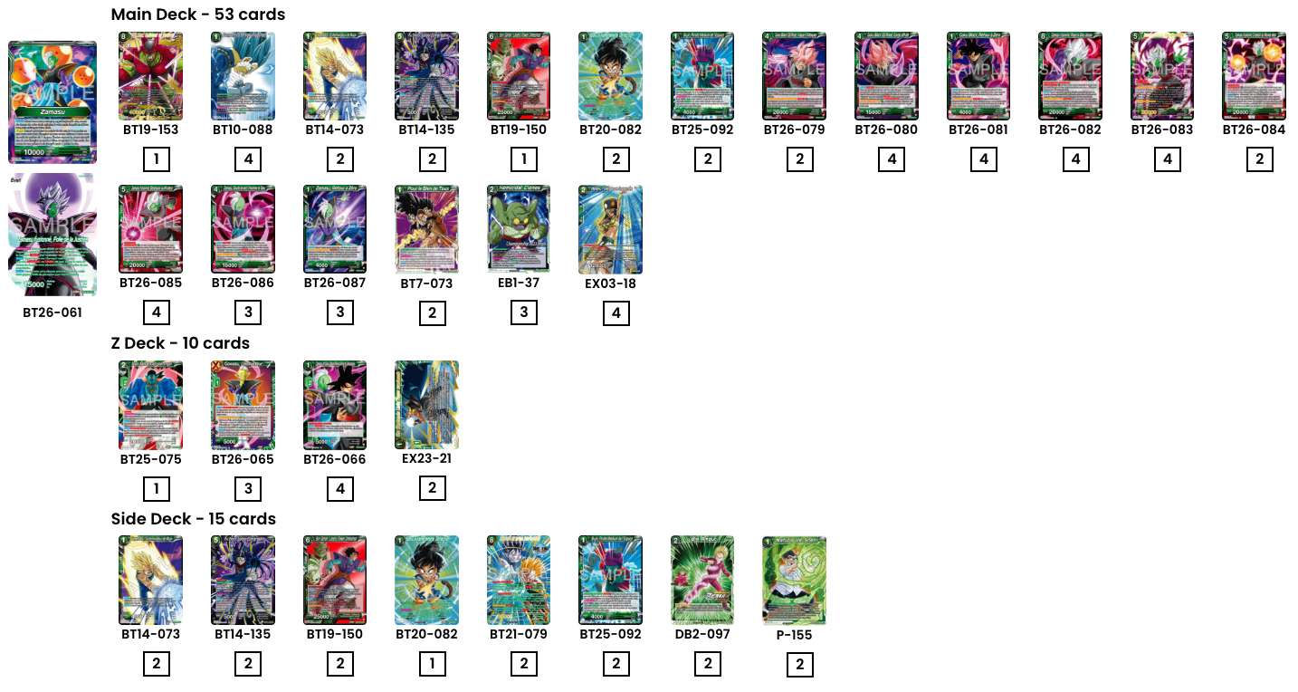 Decklist image · Timothy Hain