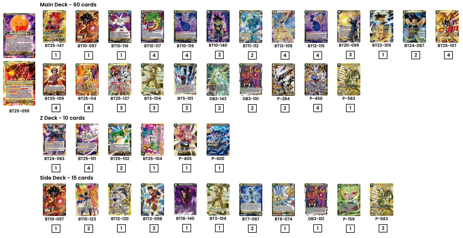 Decklist de Michael Kerrick