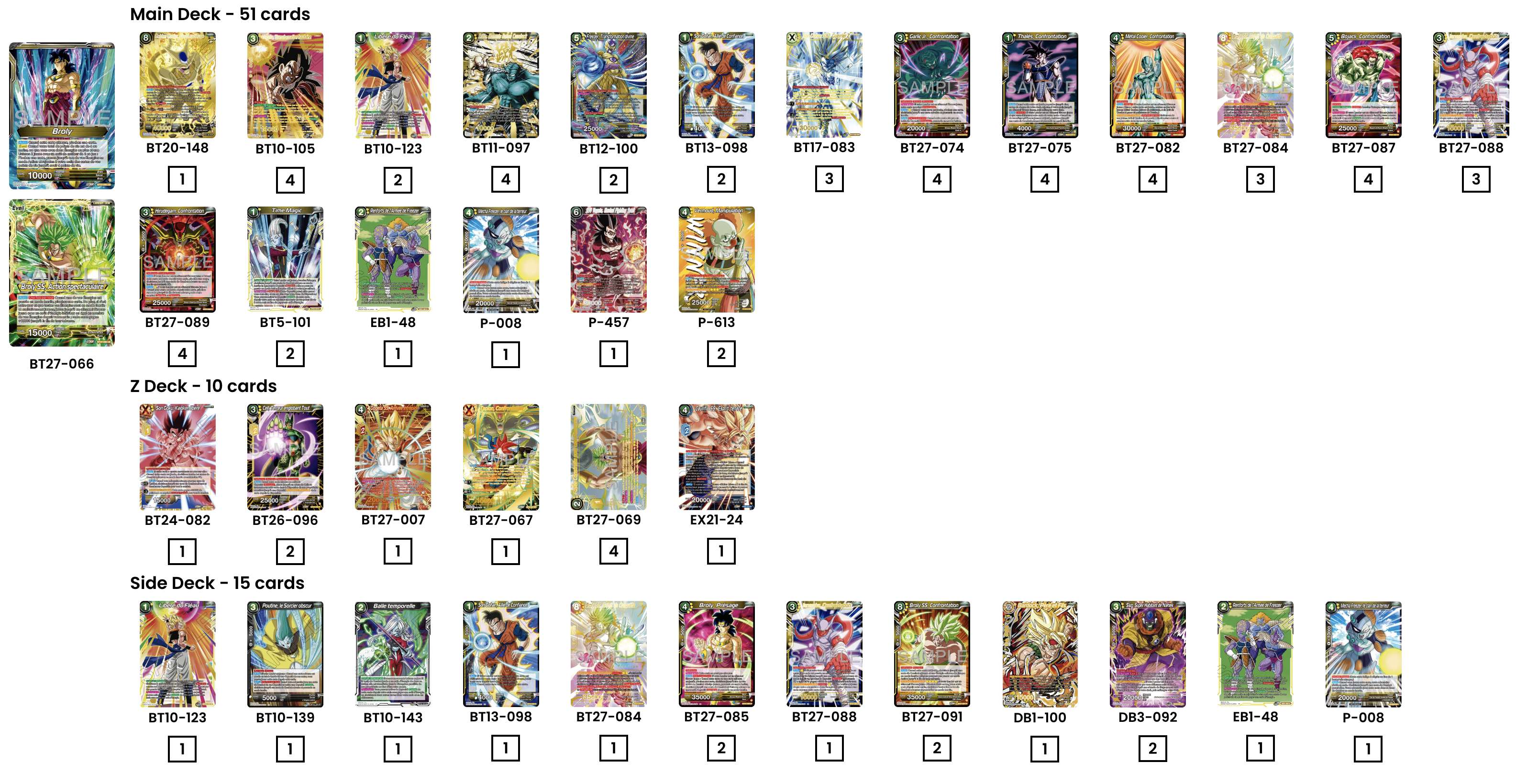 Decklist de Ivan Serrano Perez