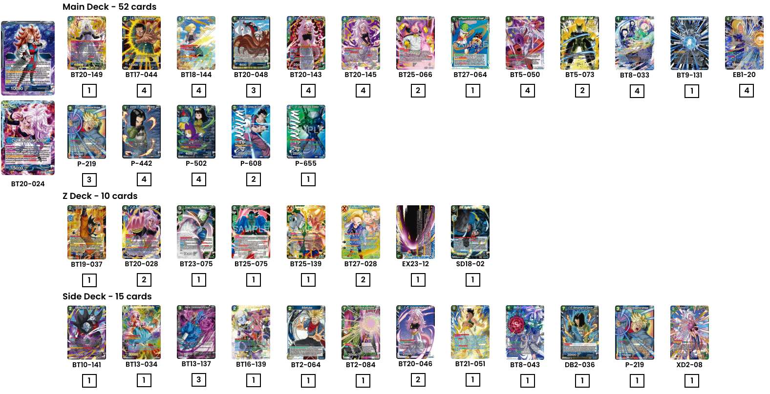 Decklist image · Nigsu Black