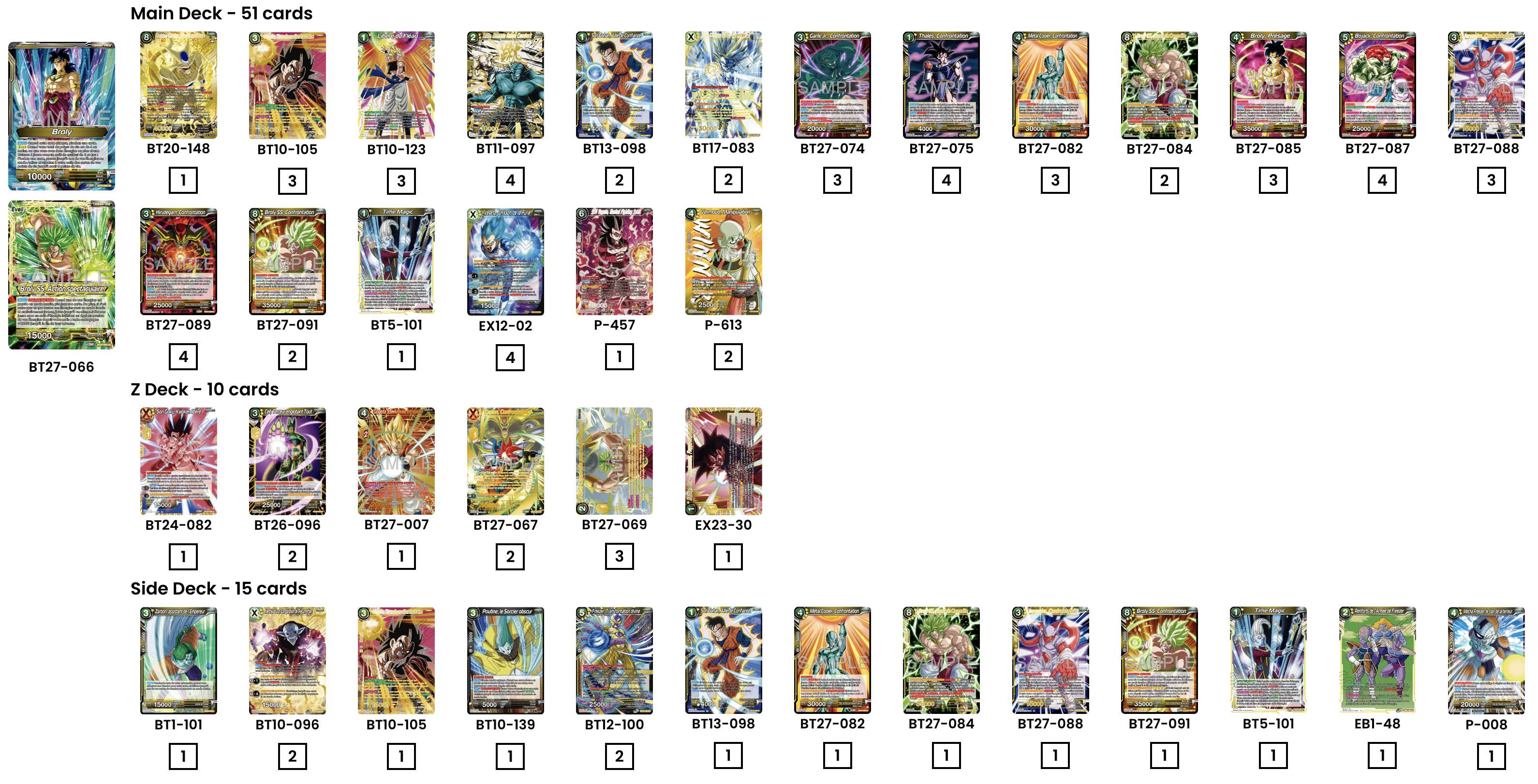 Decklist de Ivan Serrano Perez