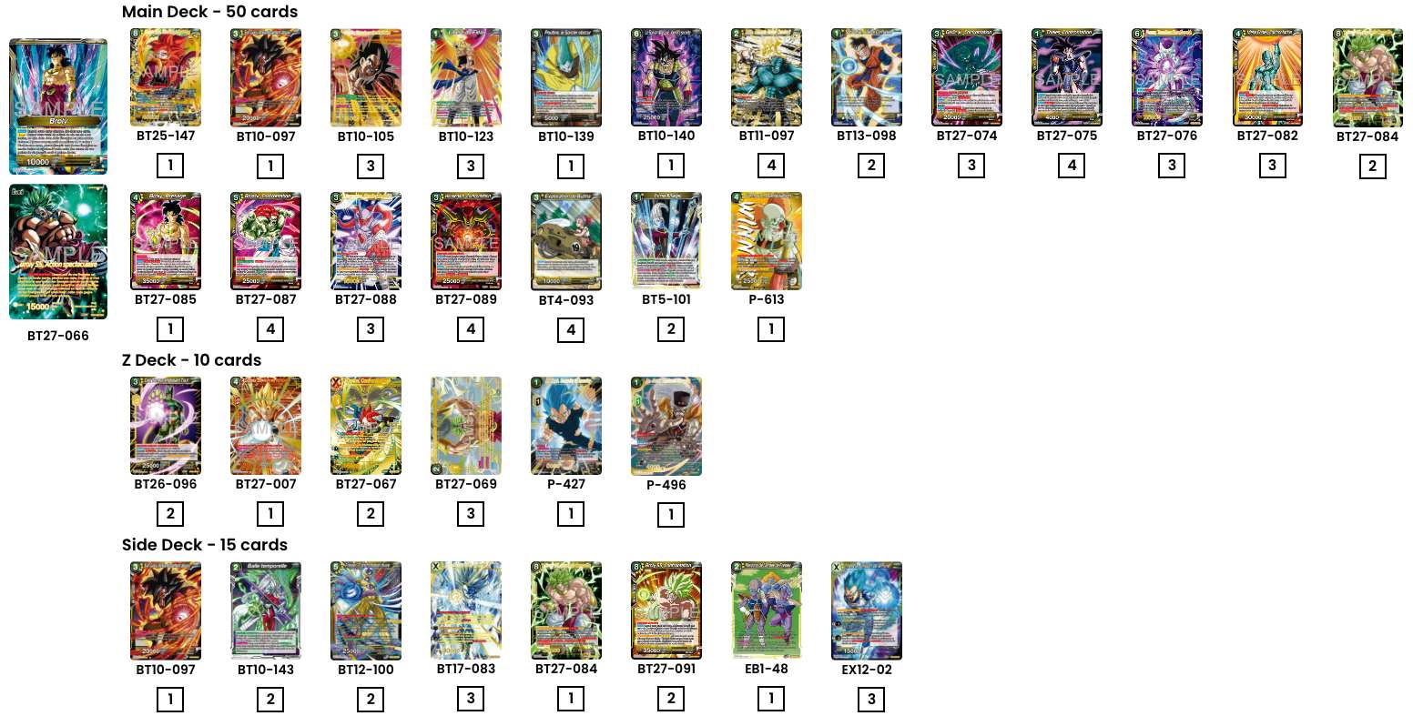 Decklist de Maxim Campos