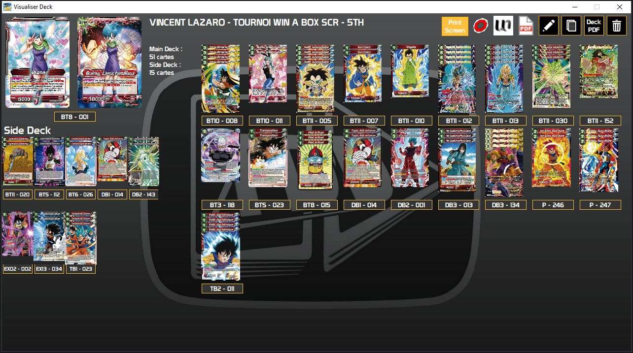 Decklist image · Vincent Lazaro