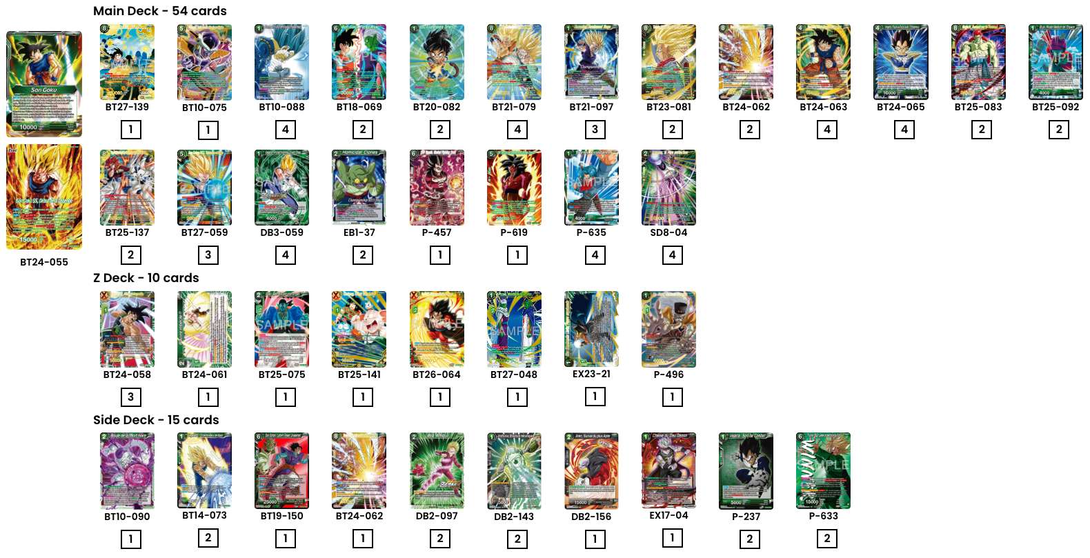 Decklist image · BDNSEGA