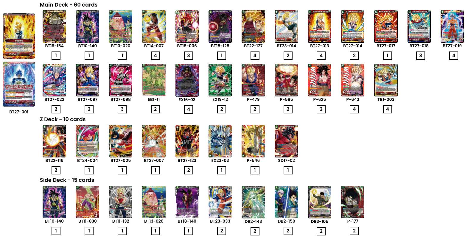 Decklist de J.C.A_KING