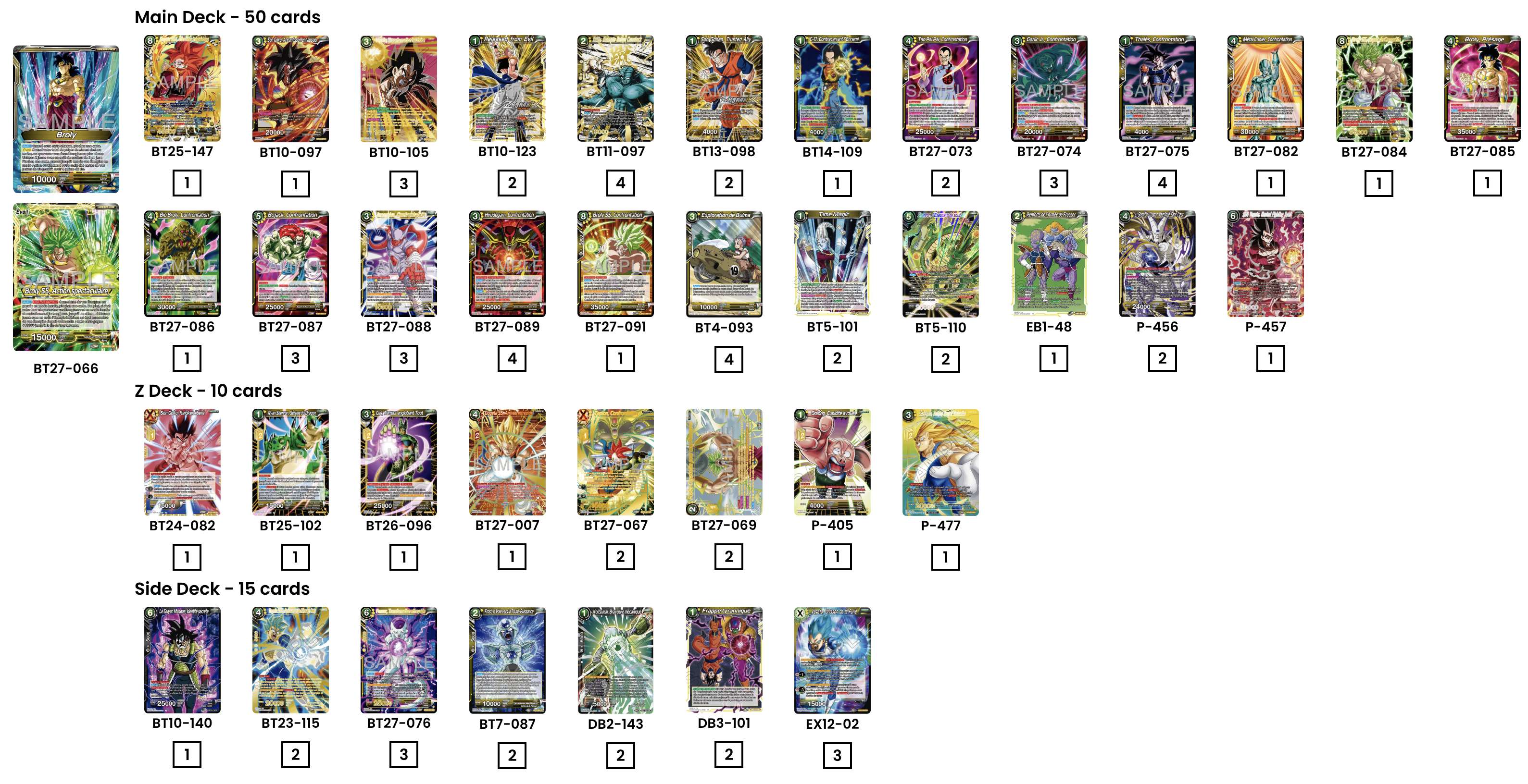 Decklist de Reikio