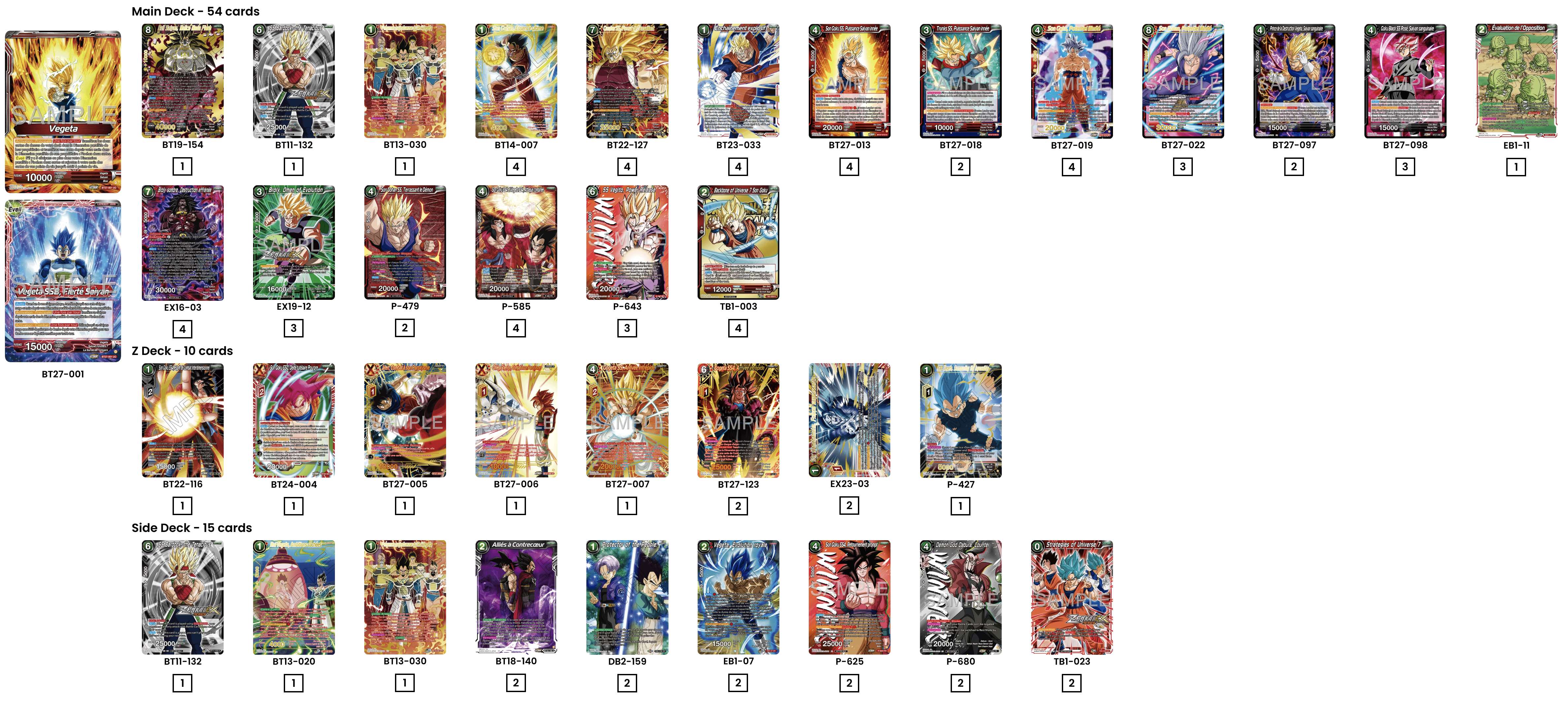 Decklist de Zhupport