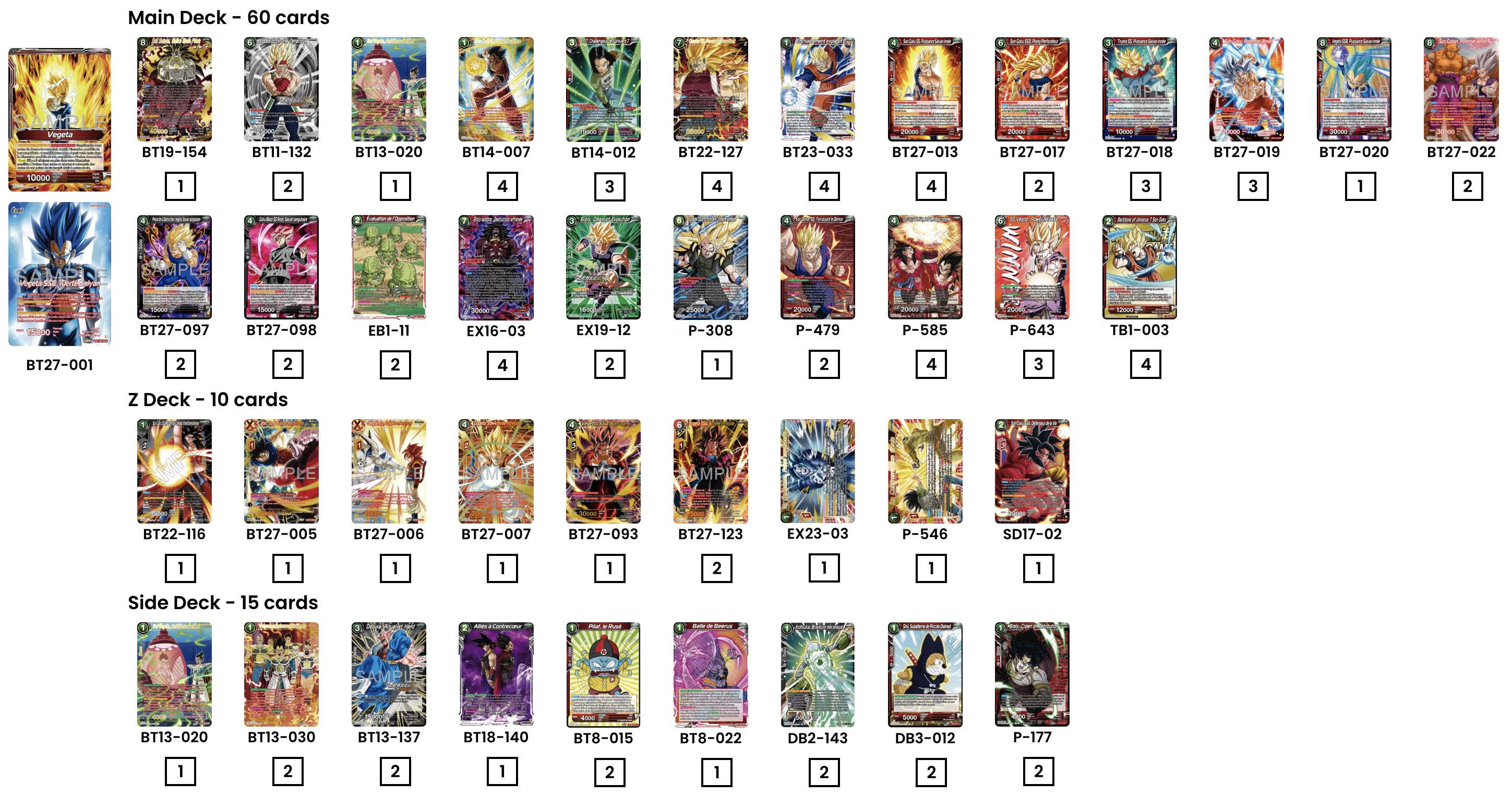 Decklist de Sosa145