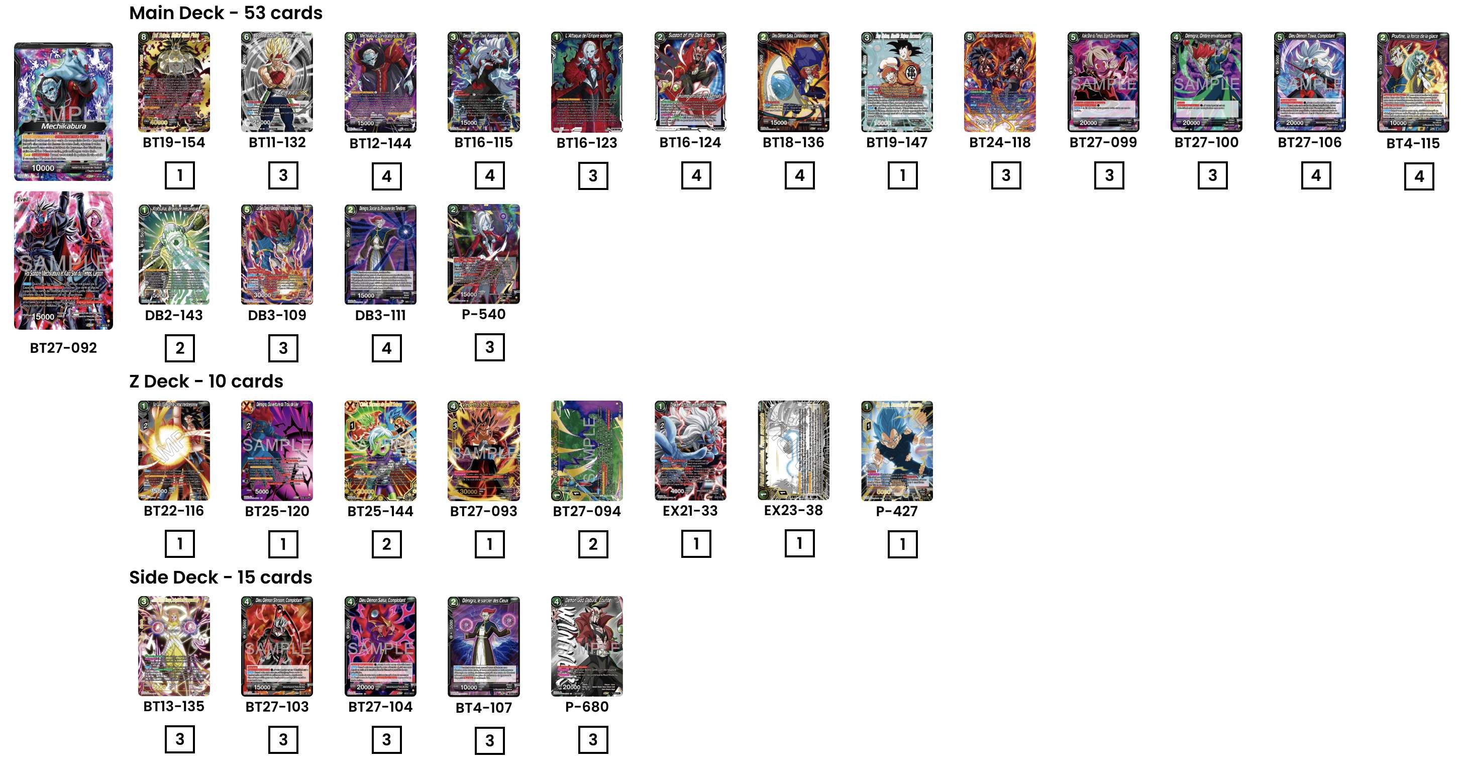 Decklist image · Wes