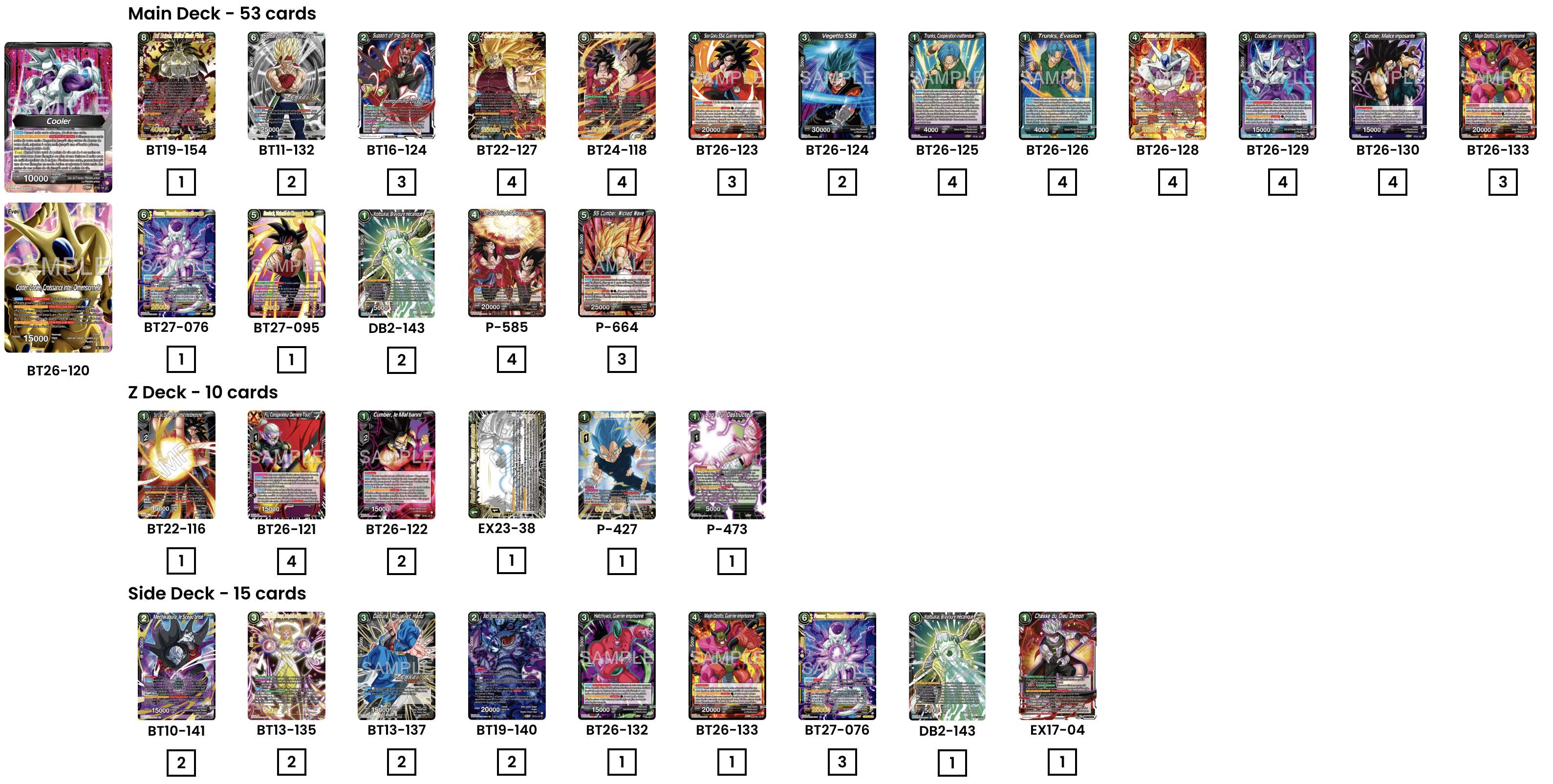 Decklist image · Benjamin Belot